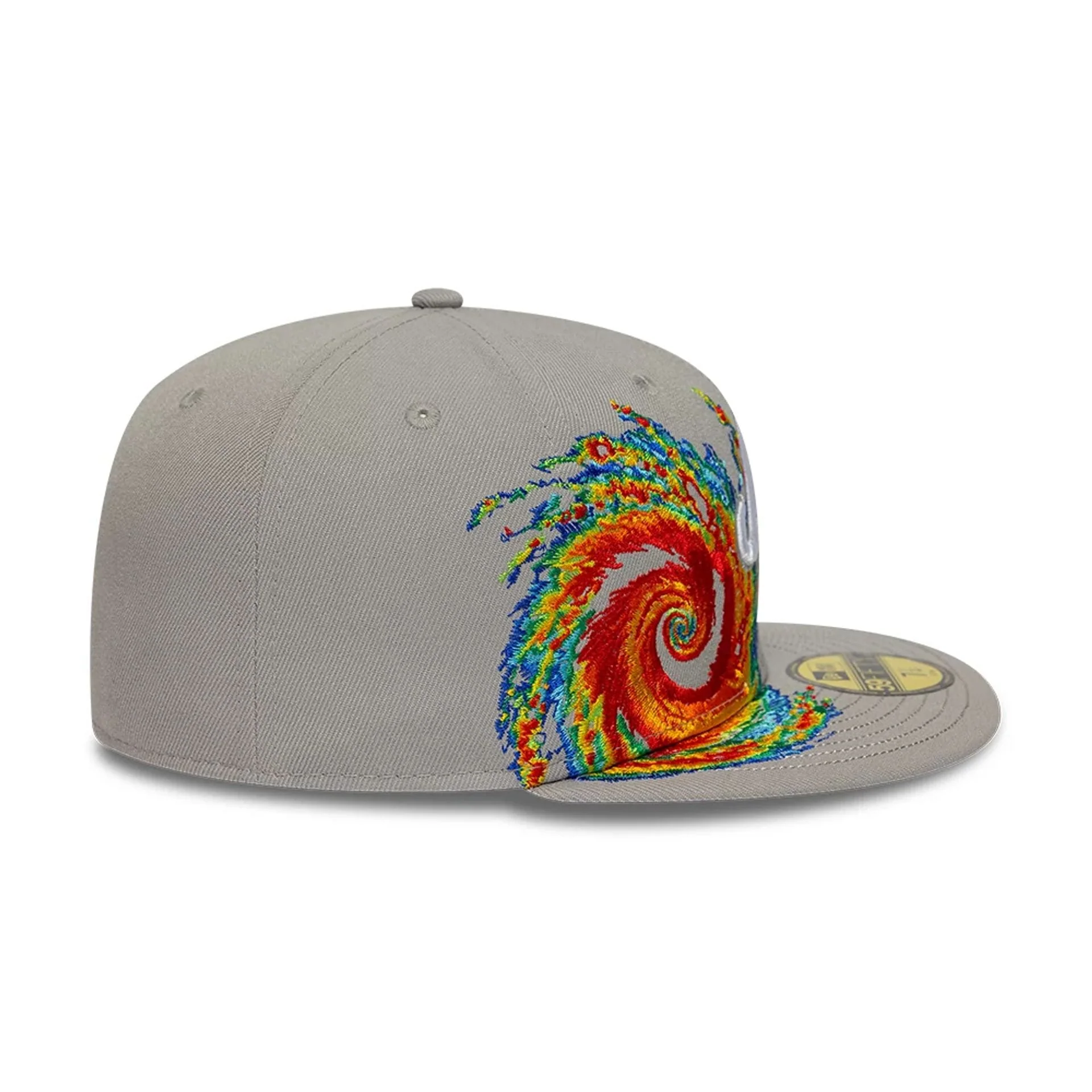 New Era Storm Pattern Grey 59FIFTY Fitted Cap - Image 4