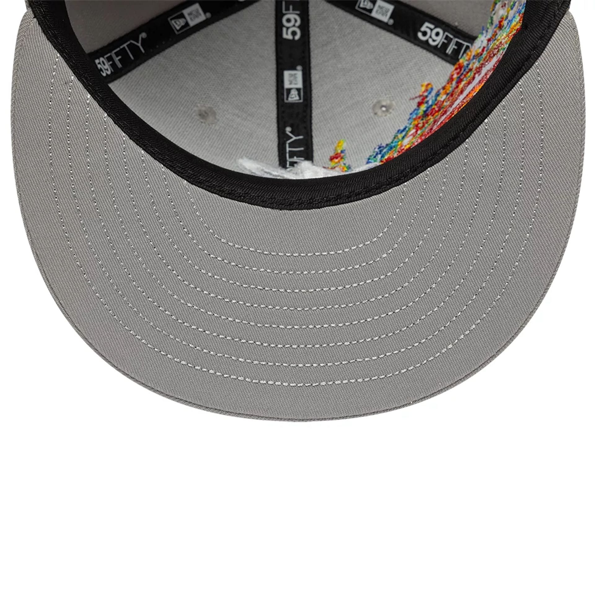 New Era Storm Pattern Grey 59FIFTY Fitted Cap - Image 7
