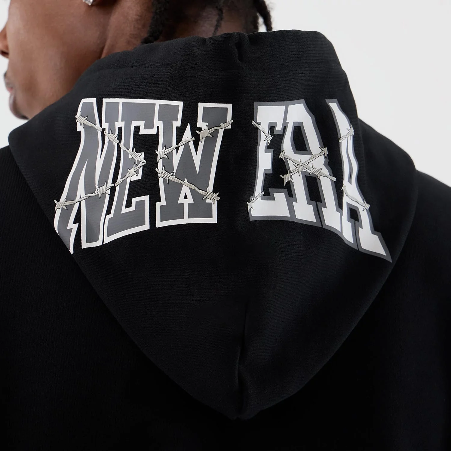 New Era Street Graphic Black Pullover Hoodie - Image 5
