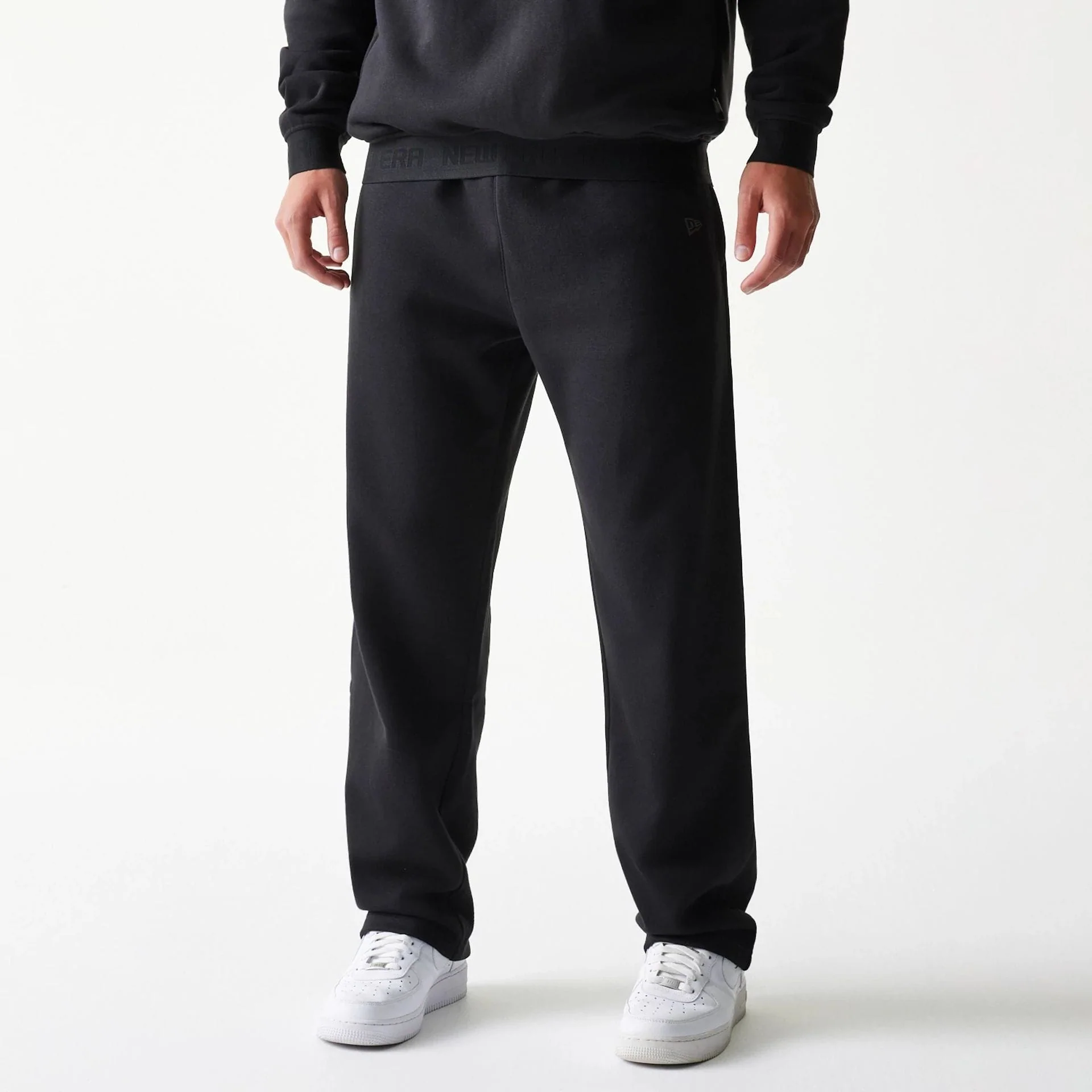 New Era Tech Black Straight Leg Joggers - Image 4