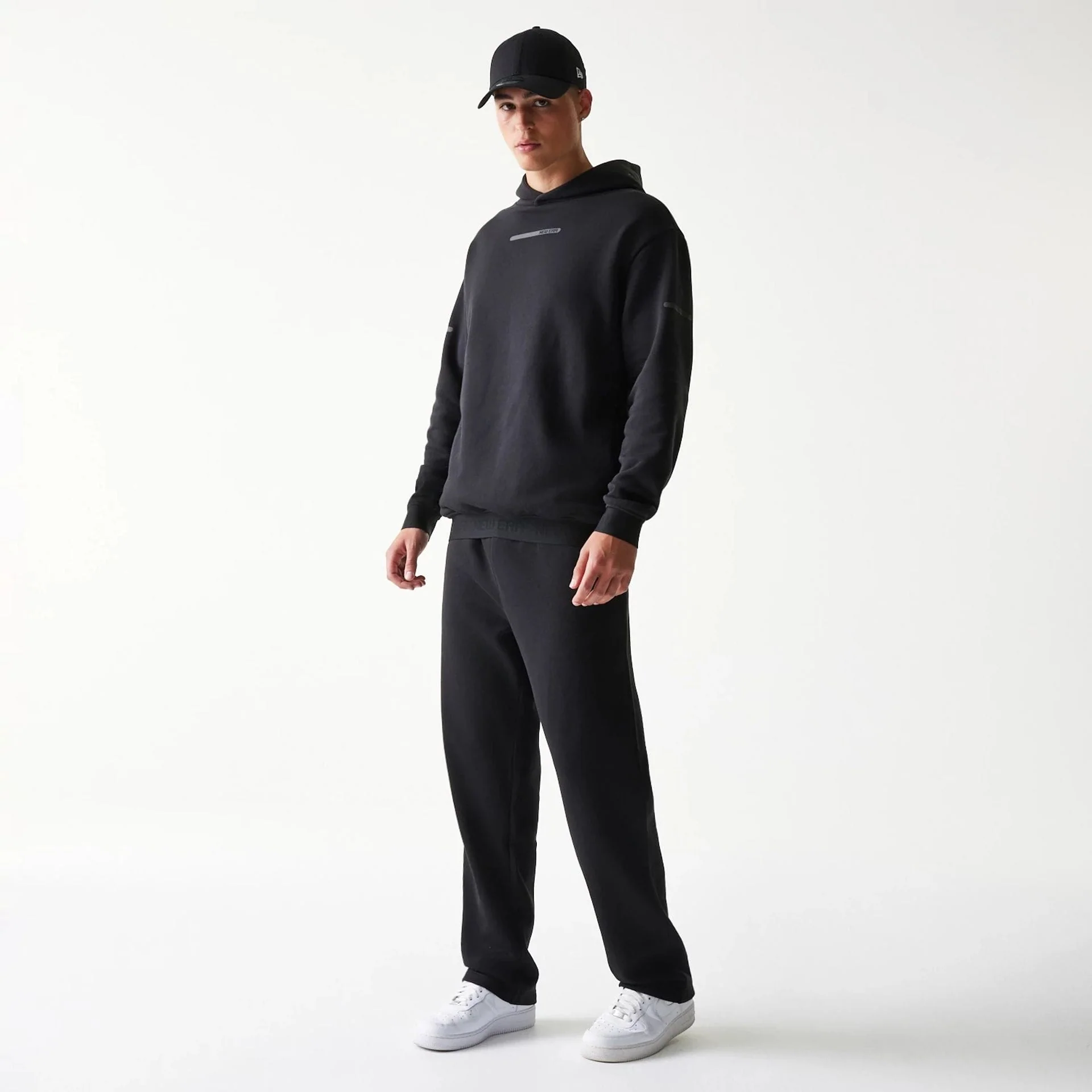 New Era Tech Black Straight Leg Joggers - Image 8