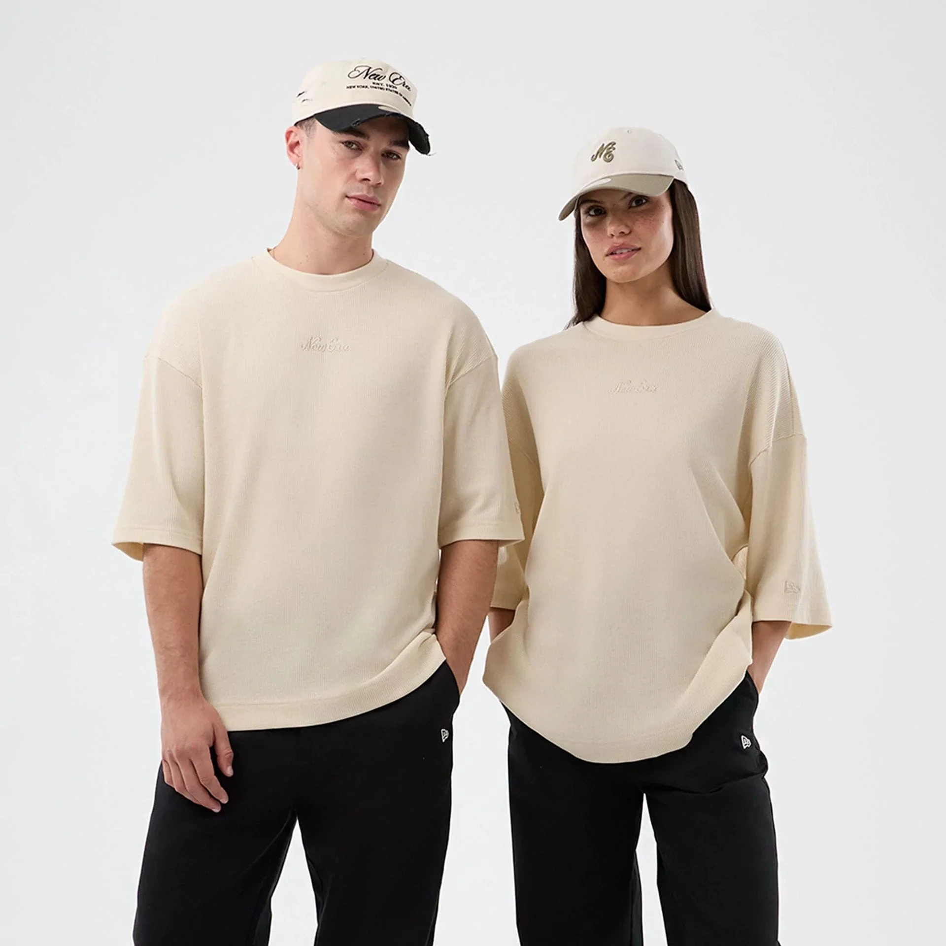 New Era Waffle Light Beige T-Shirt