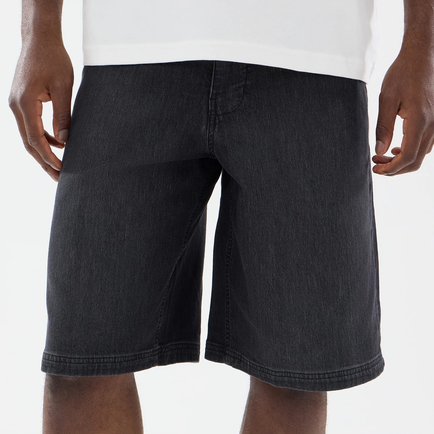 New Era Washed Black Bermuda Shorts - Image 3