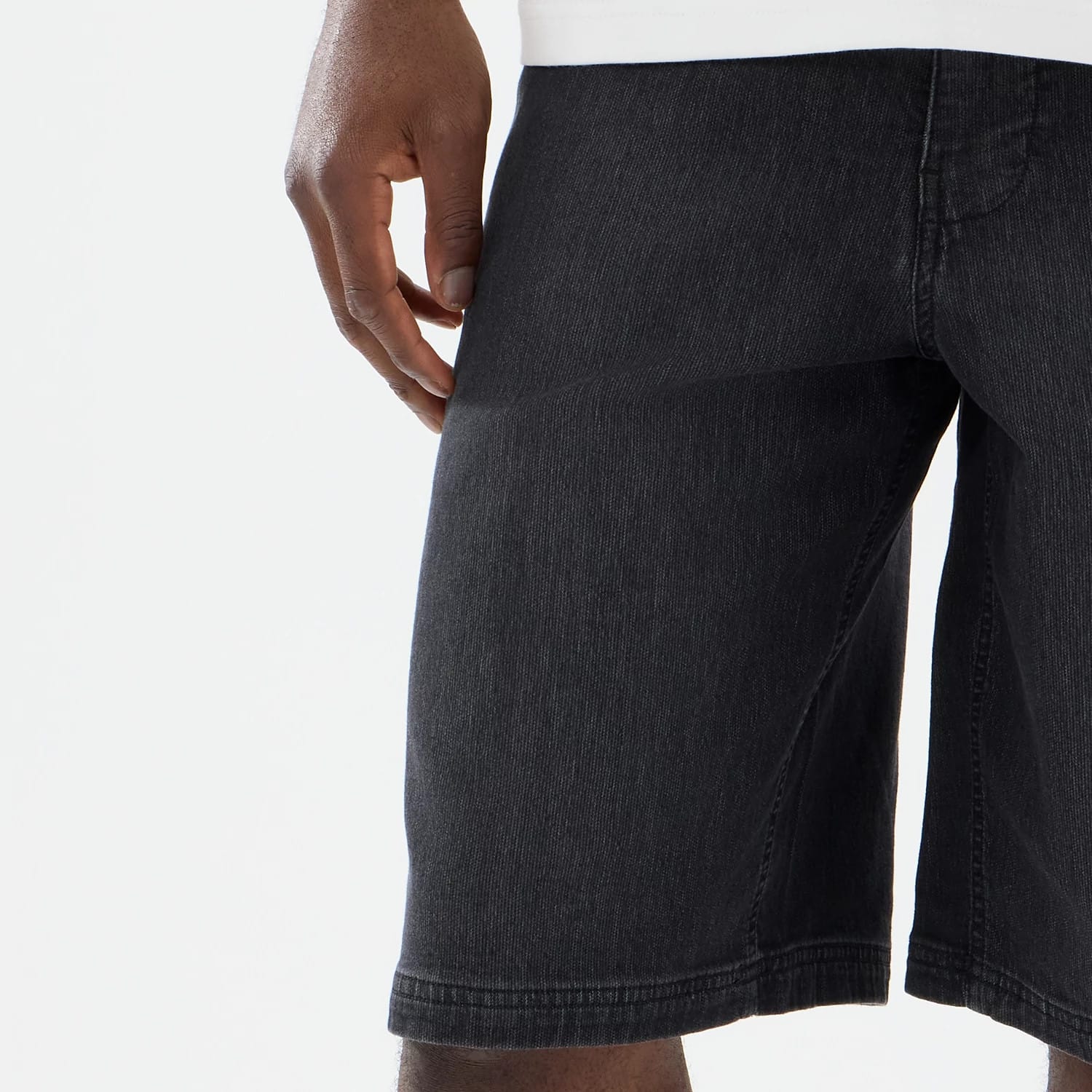 New Era Washed Black Bermuda Shorts - Image 6