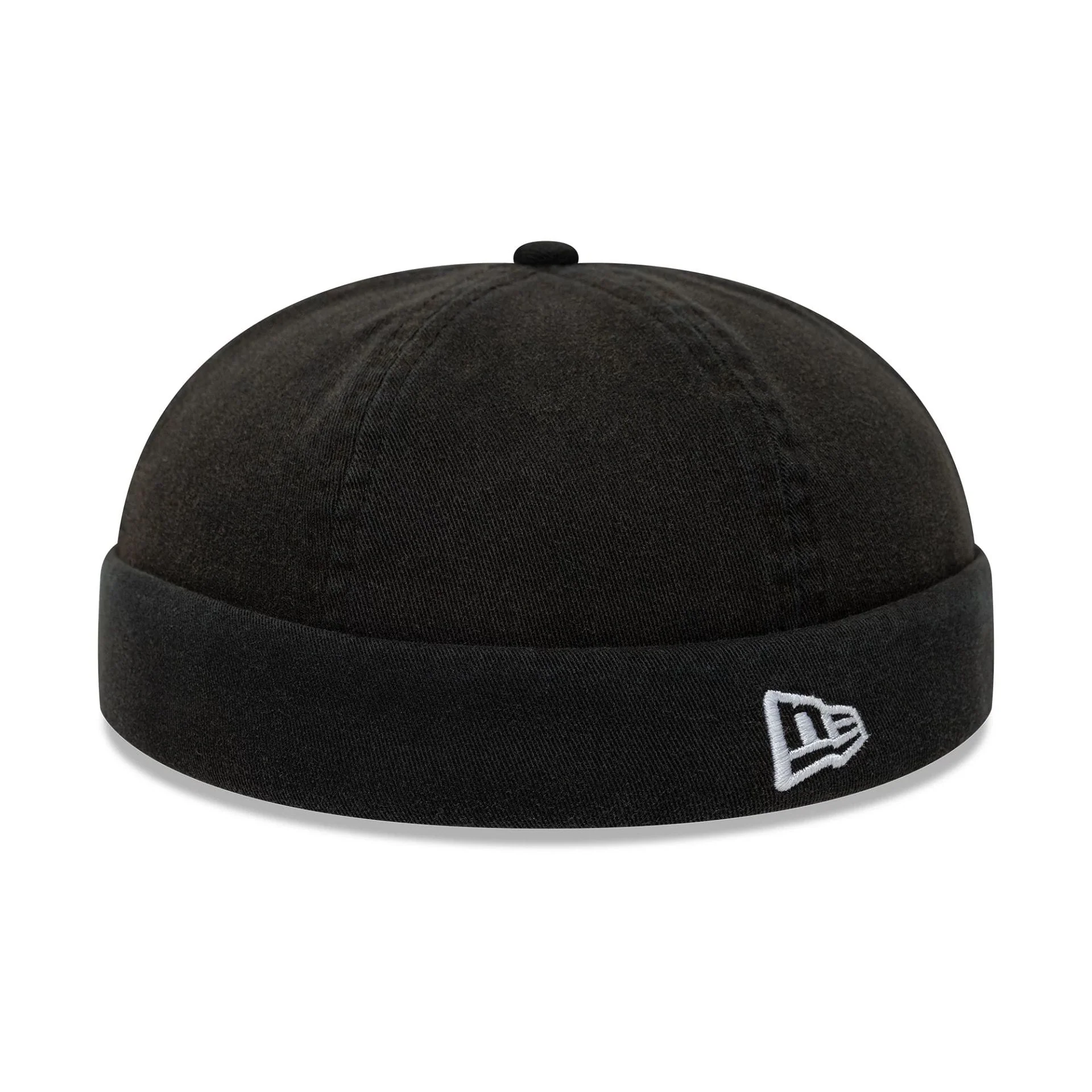 New Era Washed Cotton Black Docker Adjustable Hat - Image 3