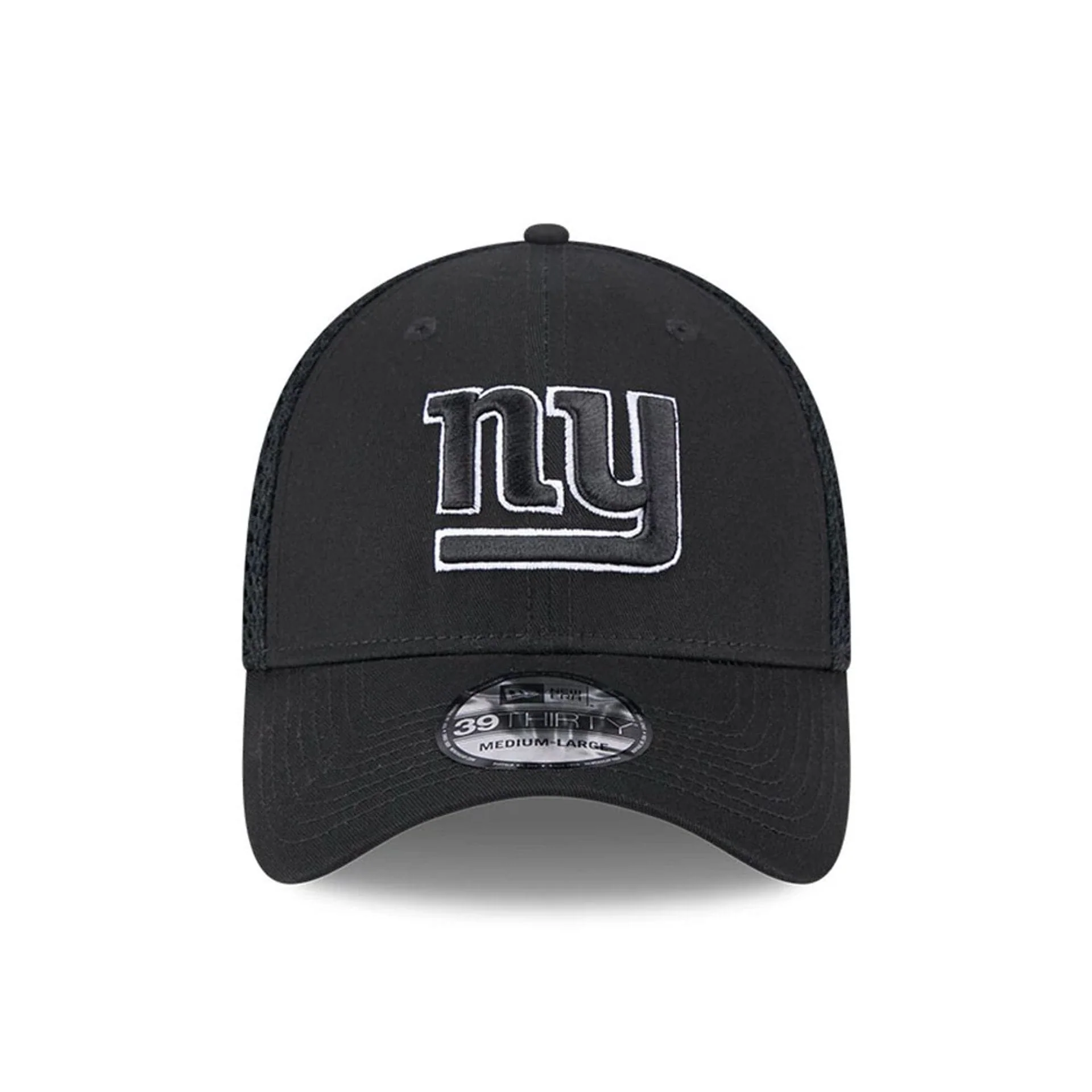 New York Giants NFL Evergreen Neo Black 39THIRTY Stretch Fit Cap - Image 3