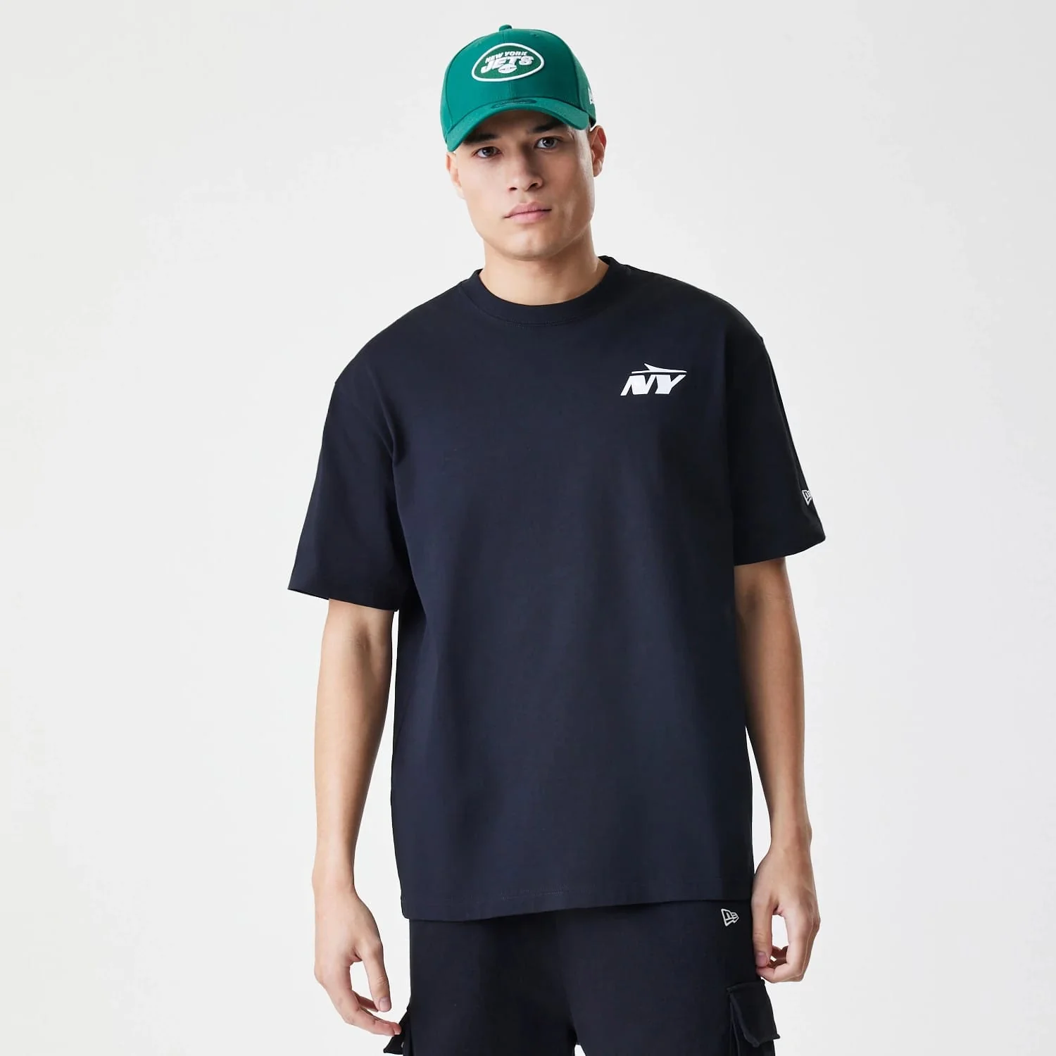 New York Jets NFL Black Oversized T-Shirt