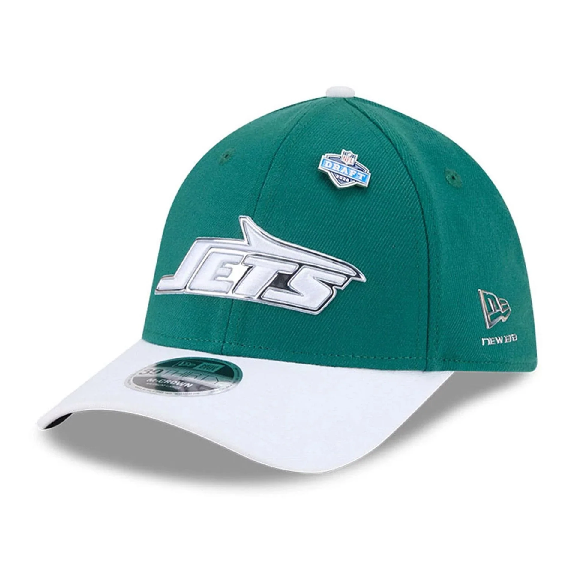 New York Jets NFL Draft 2026 Green 39THIRTY M-Crown Stretch Fit Cap