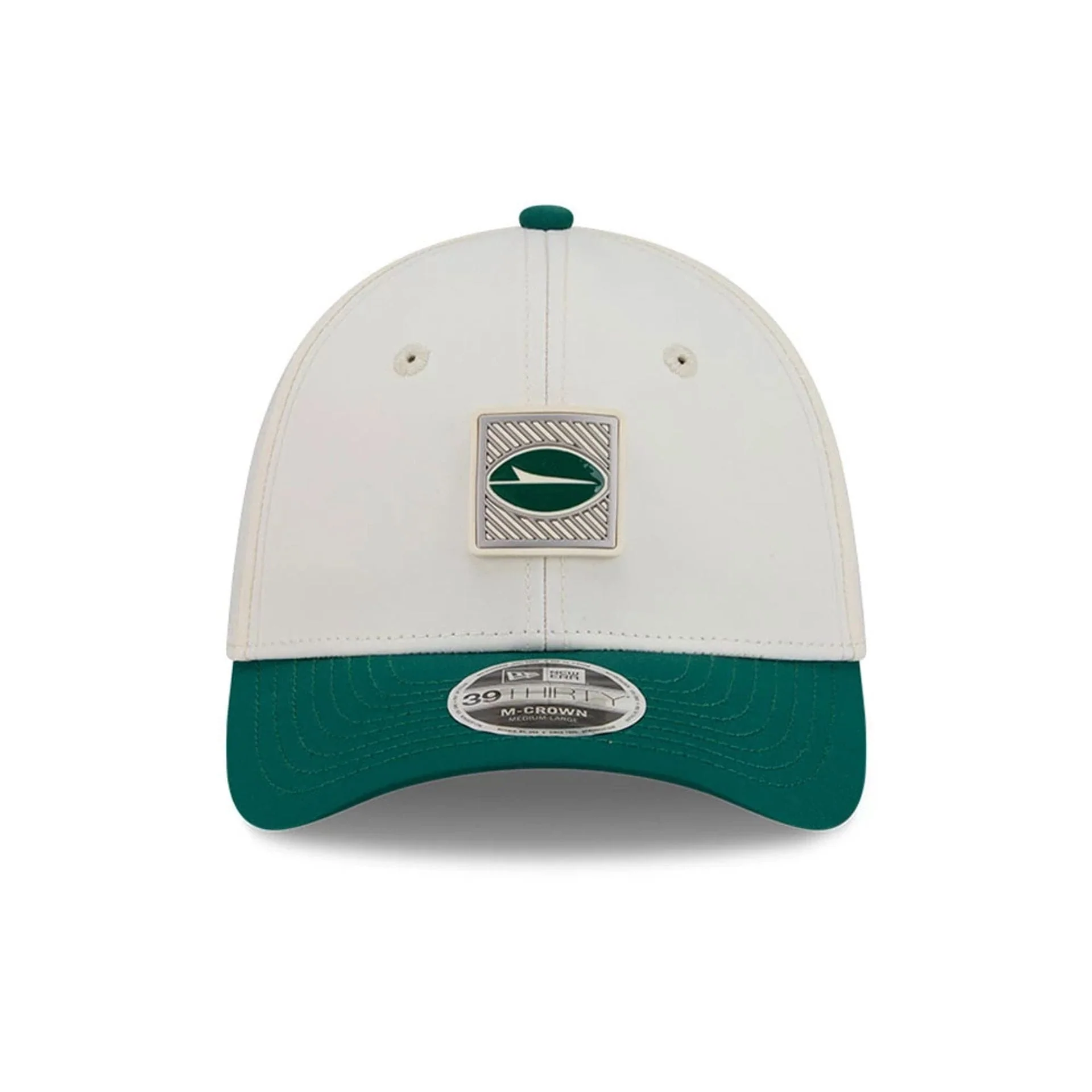 New York Jets NFL Training 2026 White 39THIRTY M-Crown Stretch Fit Cap - Image 2