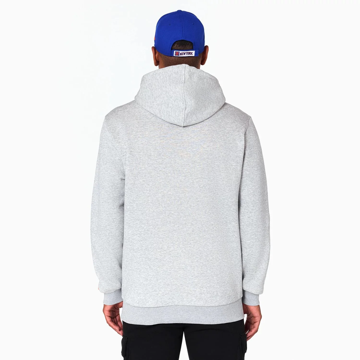 New York Knicks NBA Grey Pullover Hoodie - Image 7