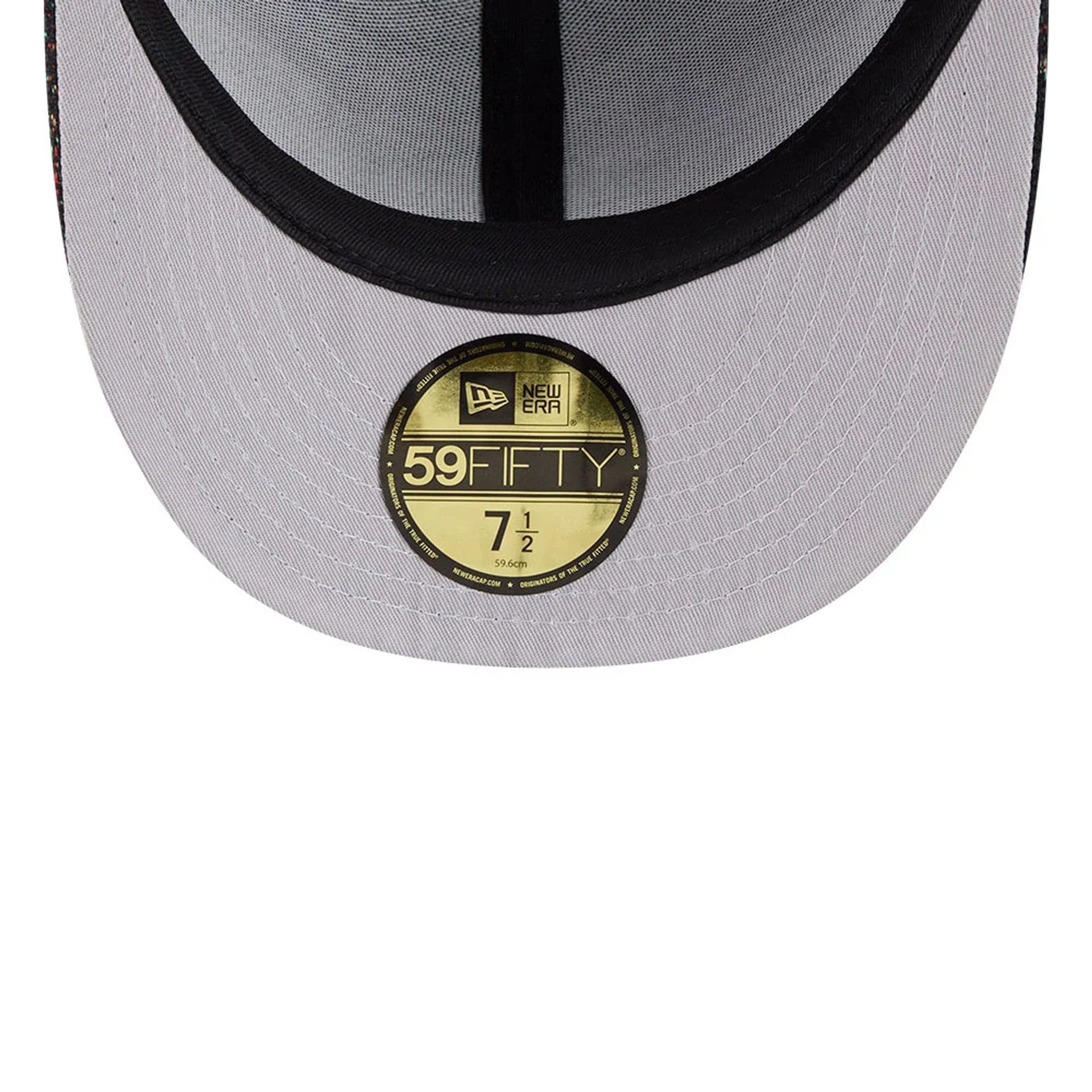 New York Knicks NBA Jacquard Chenille Black 59FIFTY Fitted Cap - Image 2