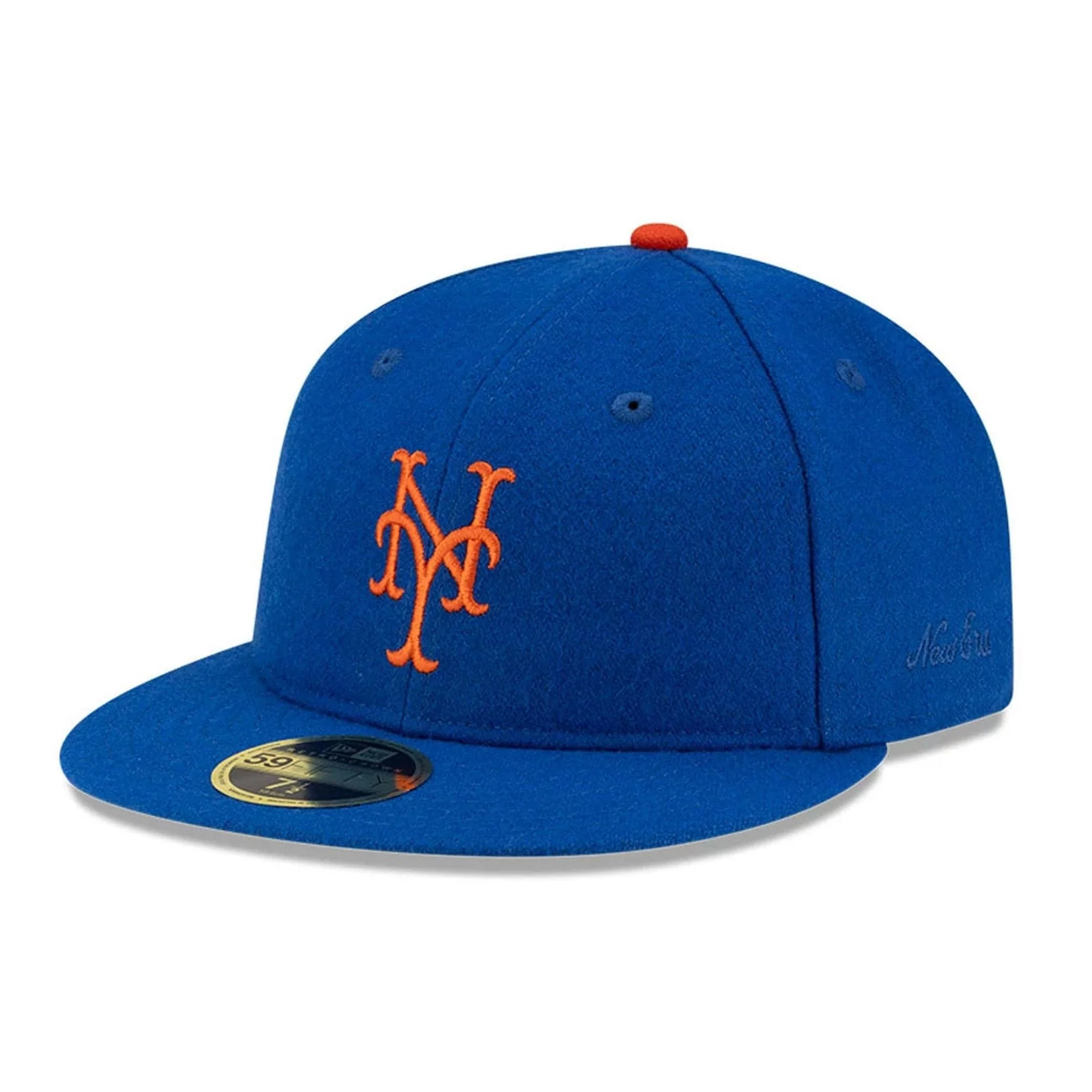 New York Mets FOG X MLB Blue Retro Crown 59FIFTY Fitted Cap