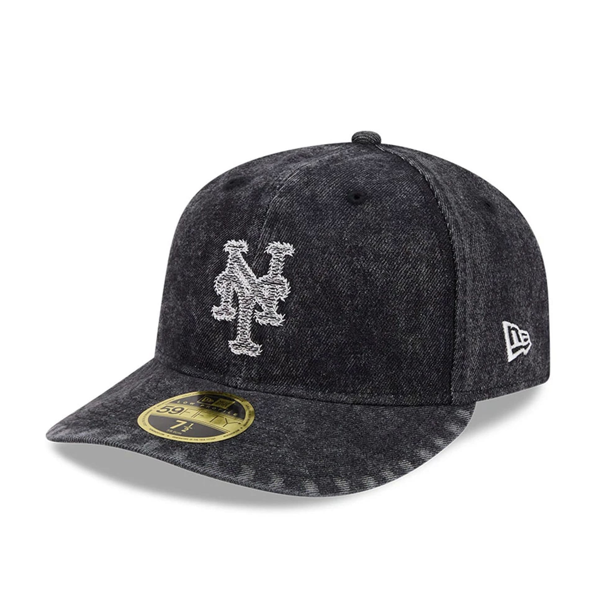 New York Mets MLB 59FIFTY Day Black Low Profile 59FIFTY Fitted Cap