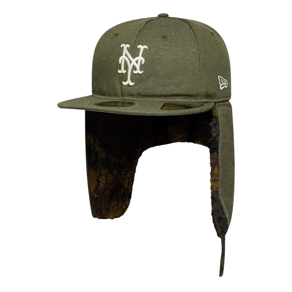 New York Mets MLB Camo Open Green Retro Crown 59FIFTY Fitted Cap - Image 2