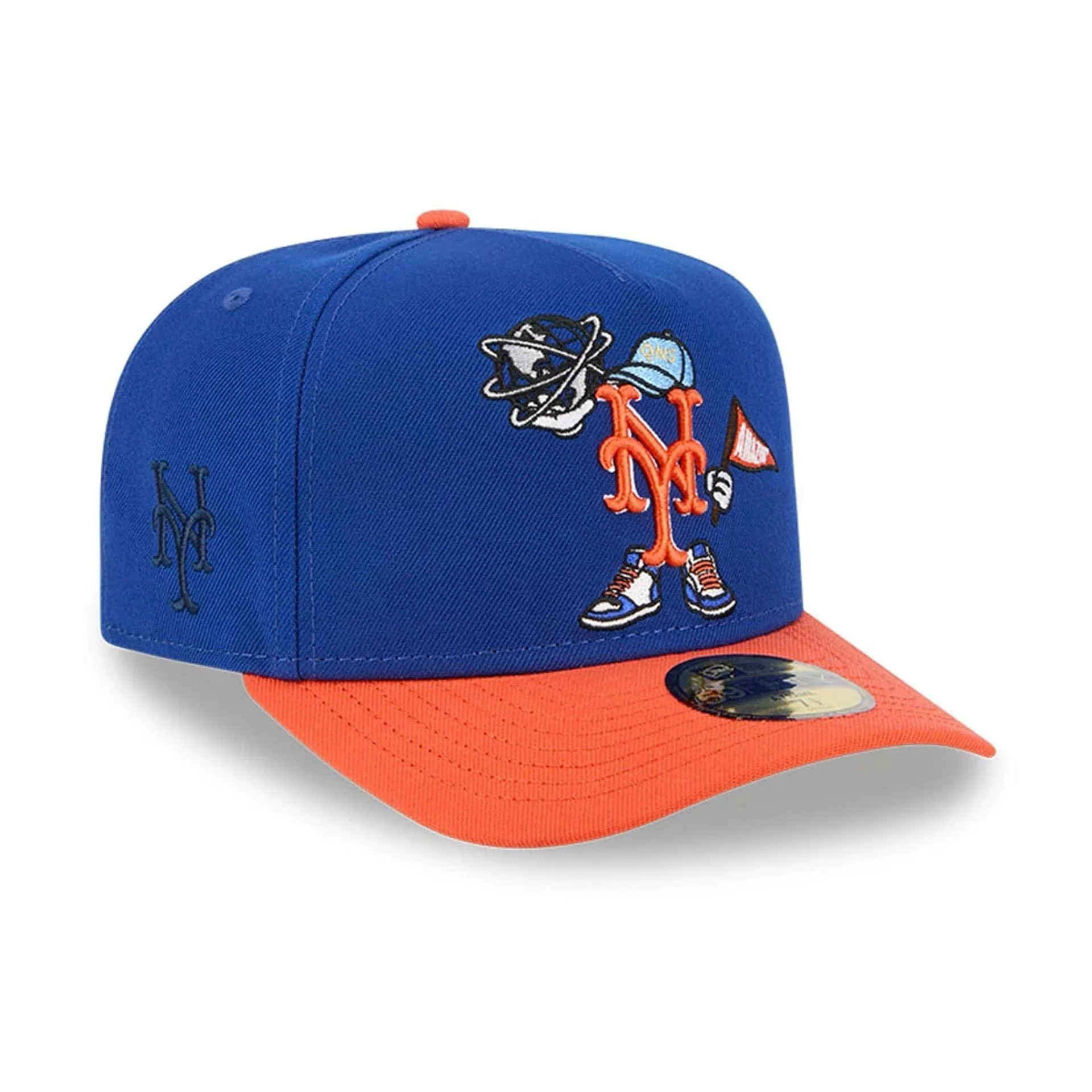 New York Mets MLB Cartoon Blue 59FIFTY A-Frame Fitted Cap