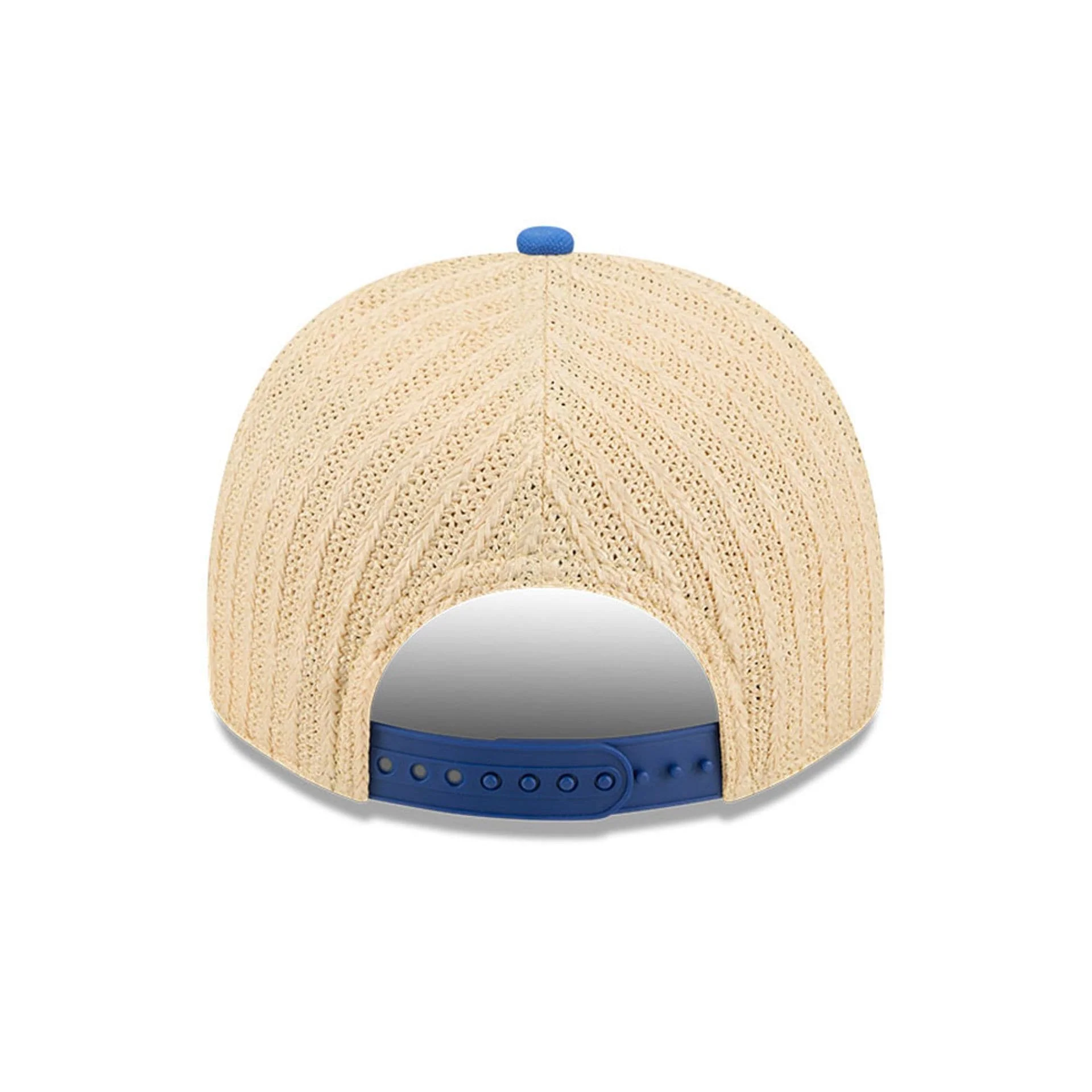 New York Mets MLB Grained Blue 9FIFTY A-Frame Snapback Adjustable Cap - Image 7