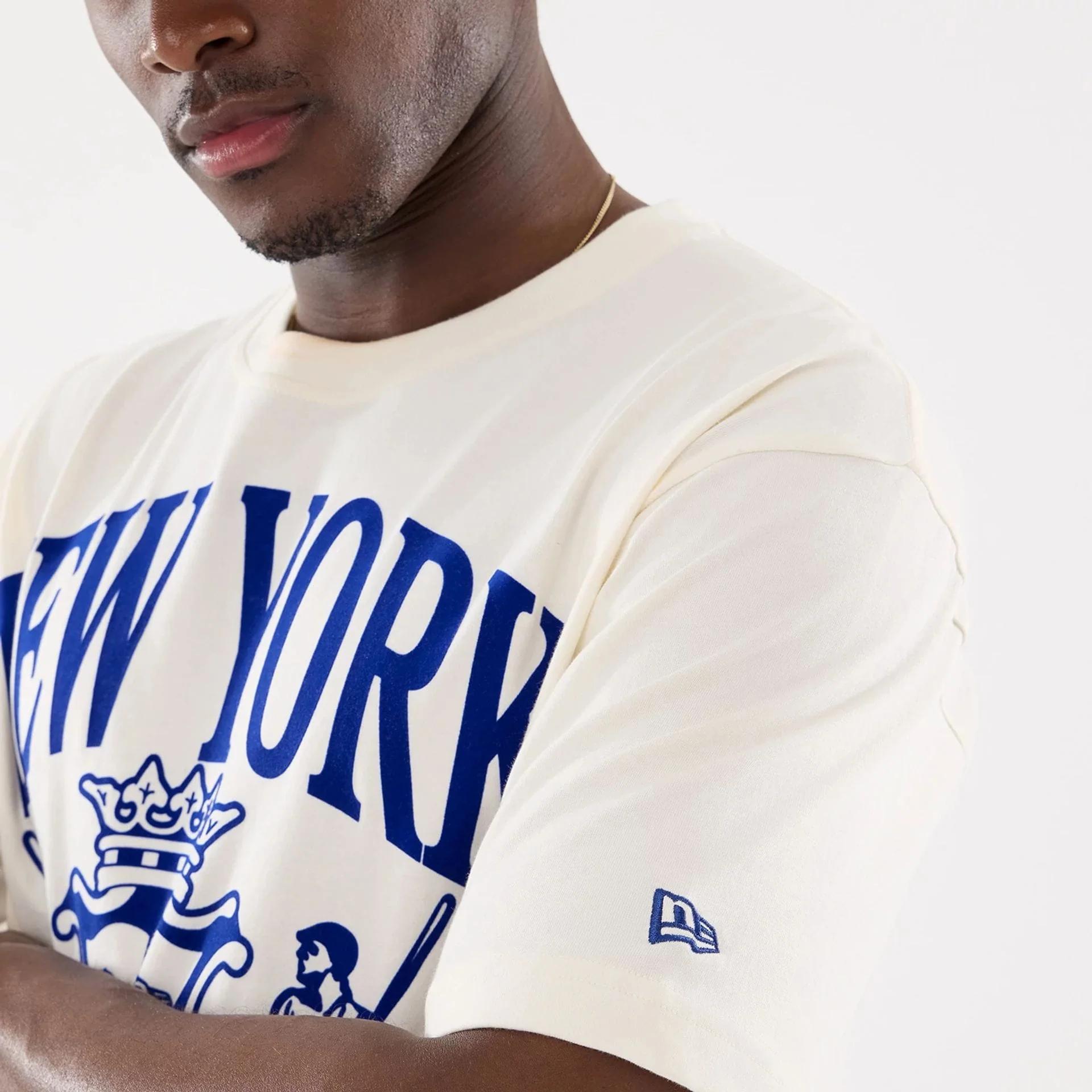 New York Mets MLB Life Graphic Light Beige T-Shirt - Image 5