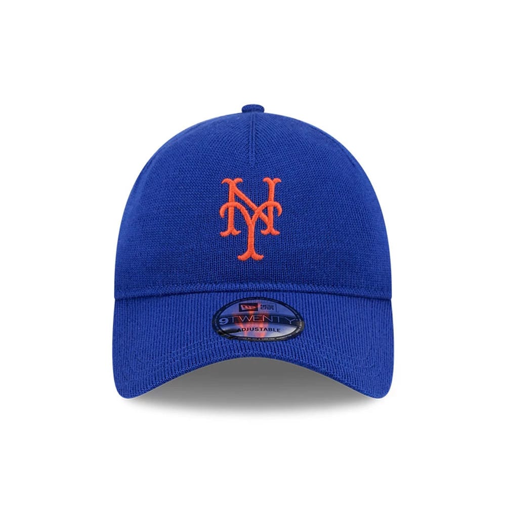 New York Mets MLB Merino Wool Blue 9TWENTY Adjustable Cap - Image 2