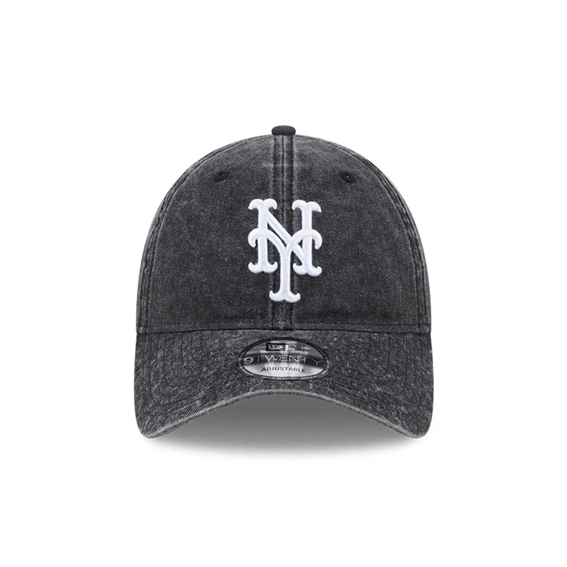 New York Mets MLB Overwash Black 9TWENTY Adjustable Cap - Image 2