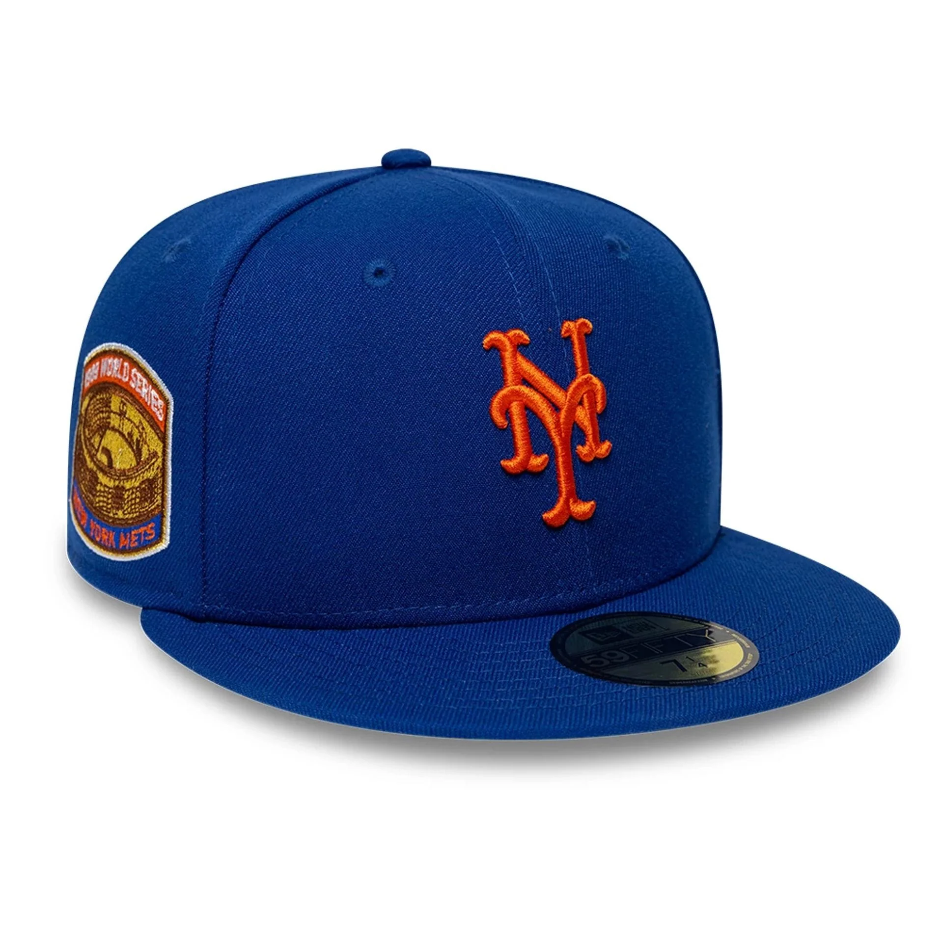 New York Mets MLB Sidepatch Satin Lined Blue 59FIFTY Fitted Cap