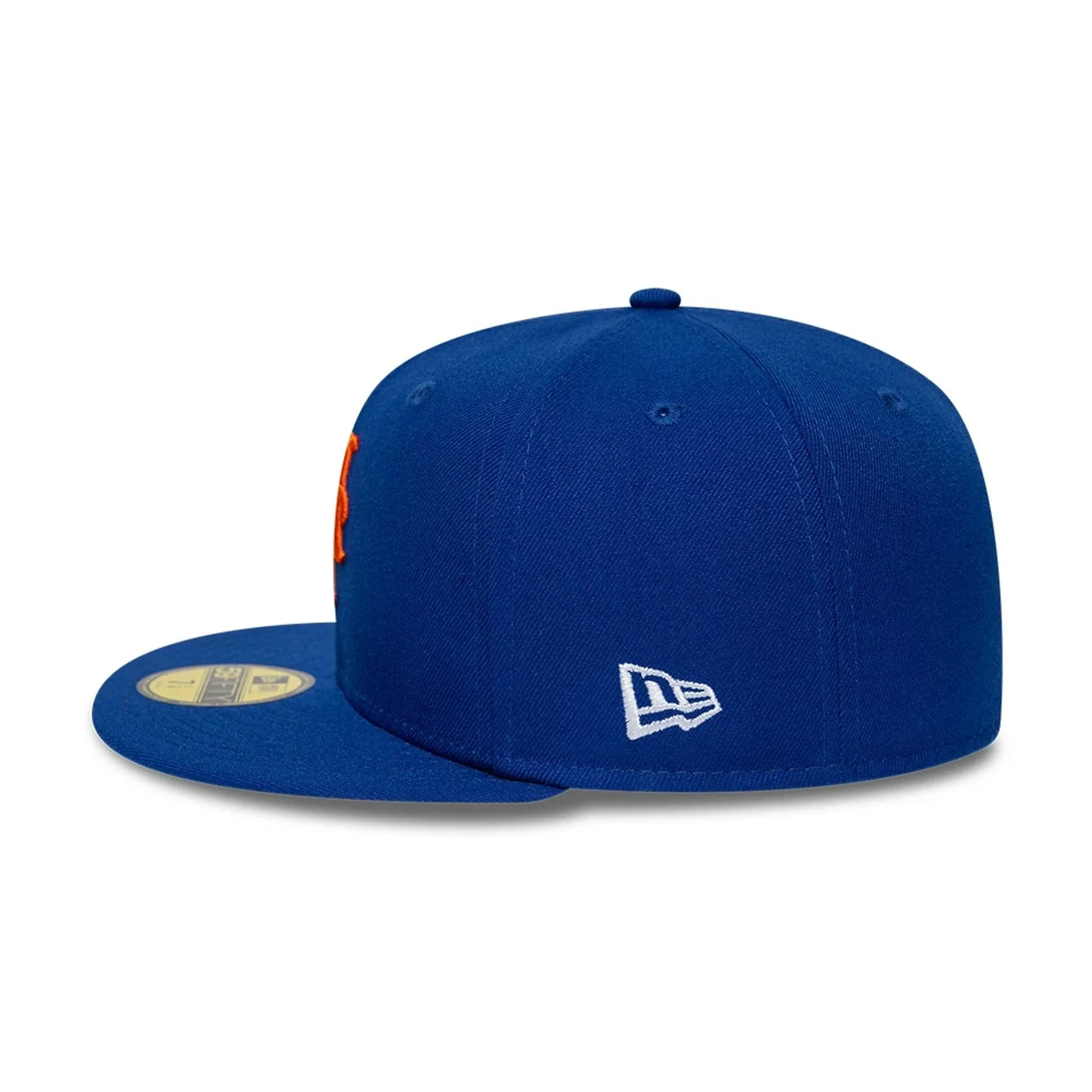 New York Mets MLB Sidepatch Satin Lined Blue 59FIFTY Fitted Cap - Image 6