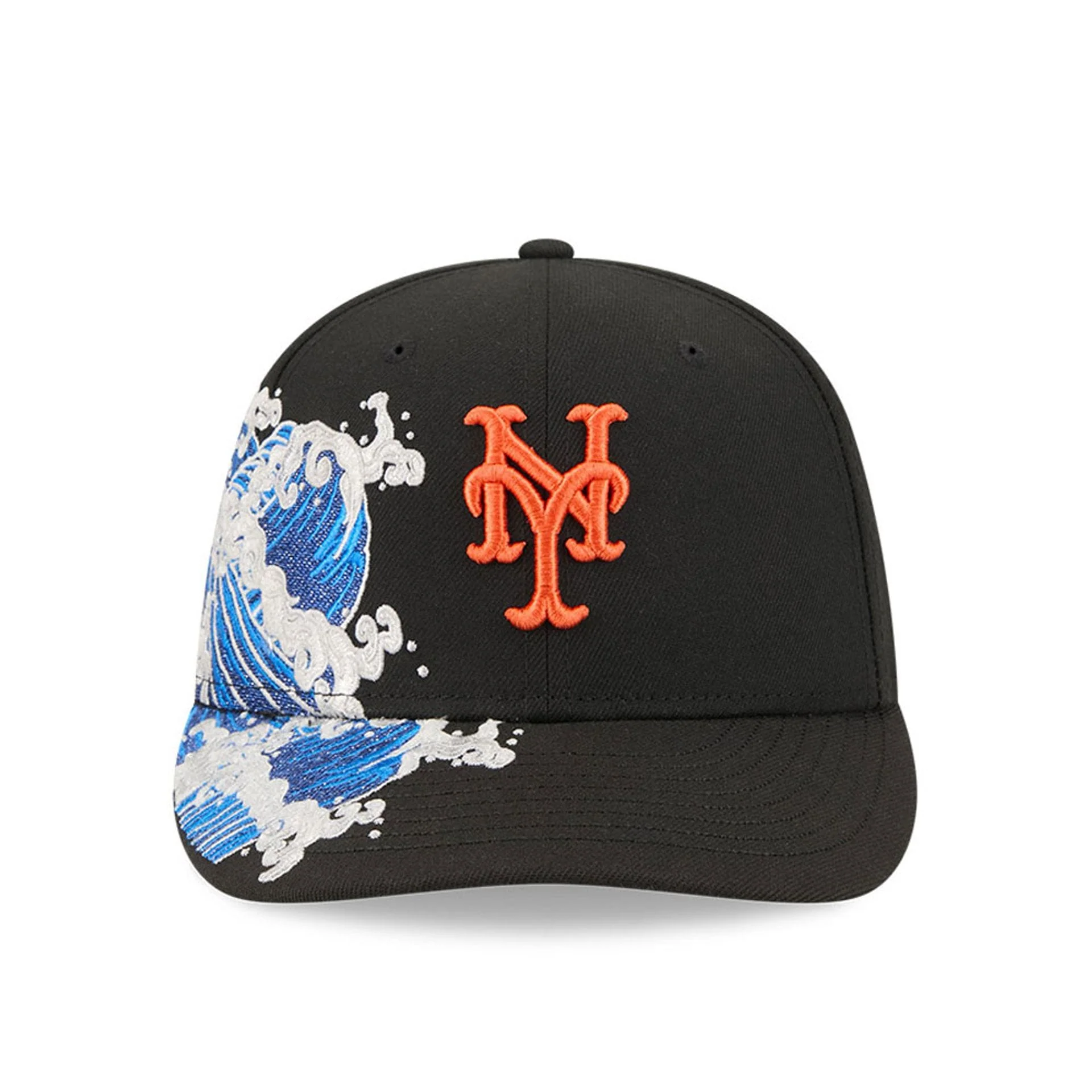 New York Mets MLB Vissurf Black 9FIFTY Snapback Adjustable Cap - Image 3