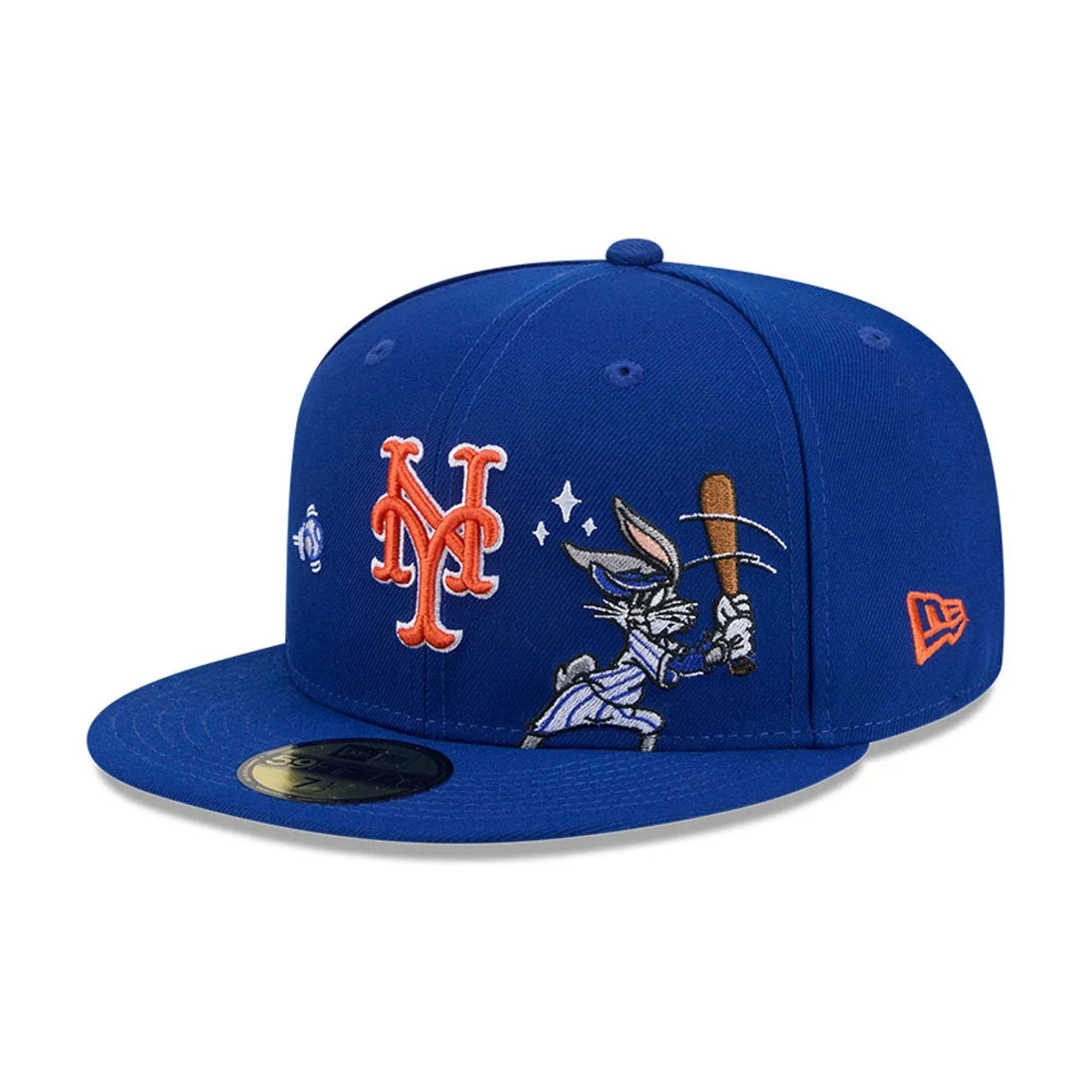 New York Mets MLB X Looney Tunes Bugs Bunny Blue 59FIFTY Fitted Cap