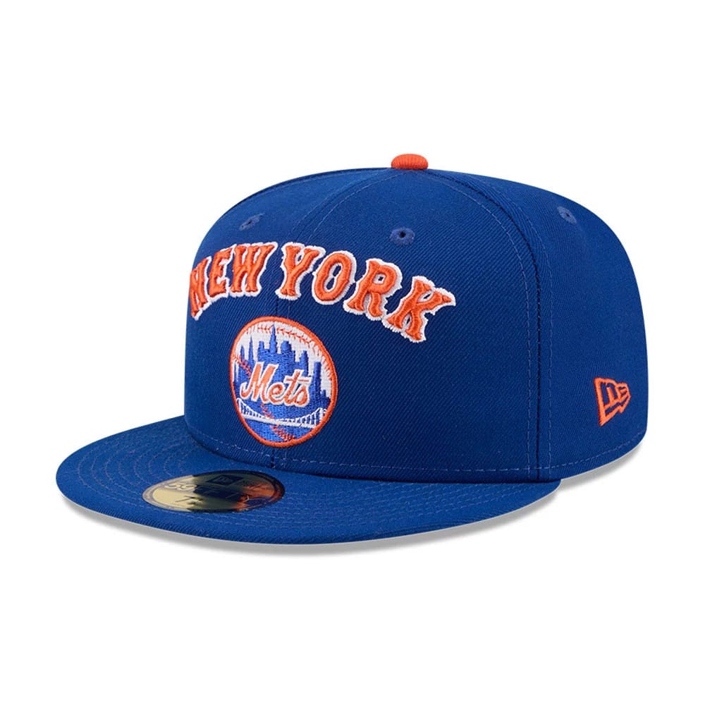 New York Mets MLB X Seinfeld Cooperstown Blue 59FIFTY Fitted Cap - Image 4