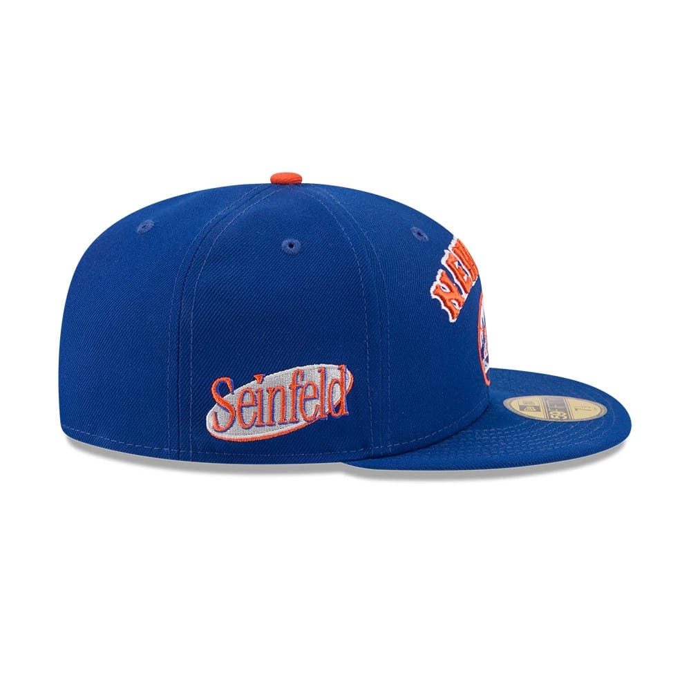 New York Mets MLB X Seinfeld Cooperstown Blue 59FIFTY Fitted Cap - Image 5