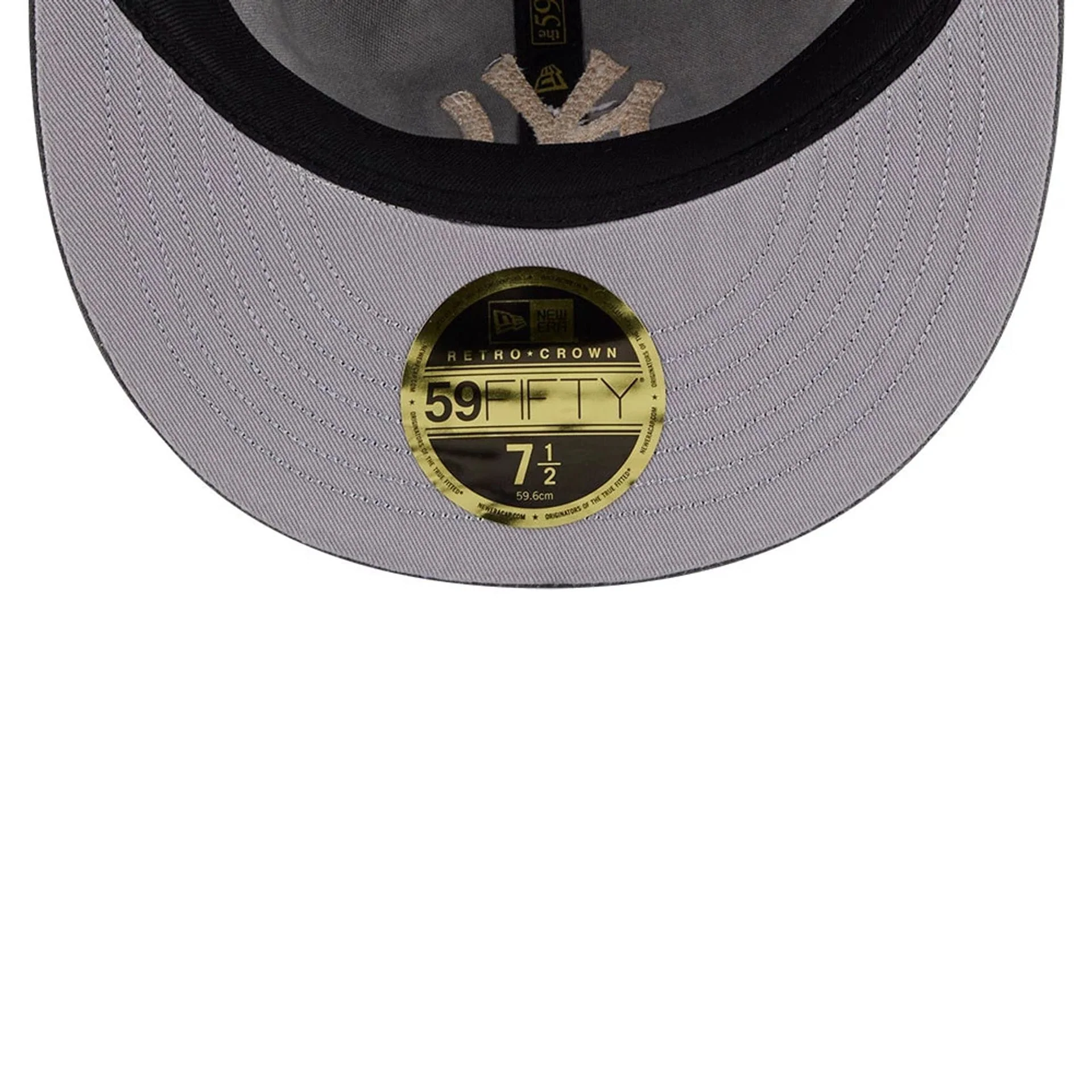New York Yankees MLB 59FIFTY Day Black Retro Crown 59FIFTY Fitted Cap - Image 2