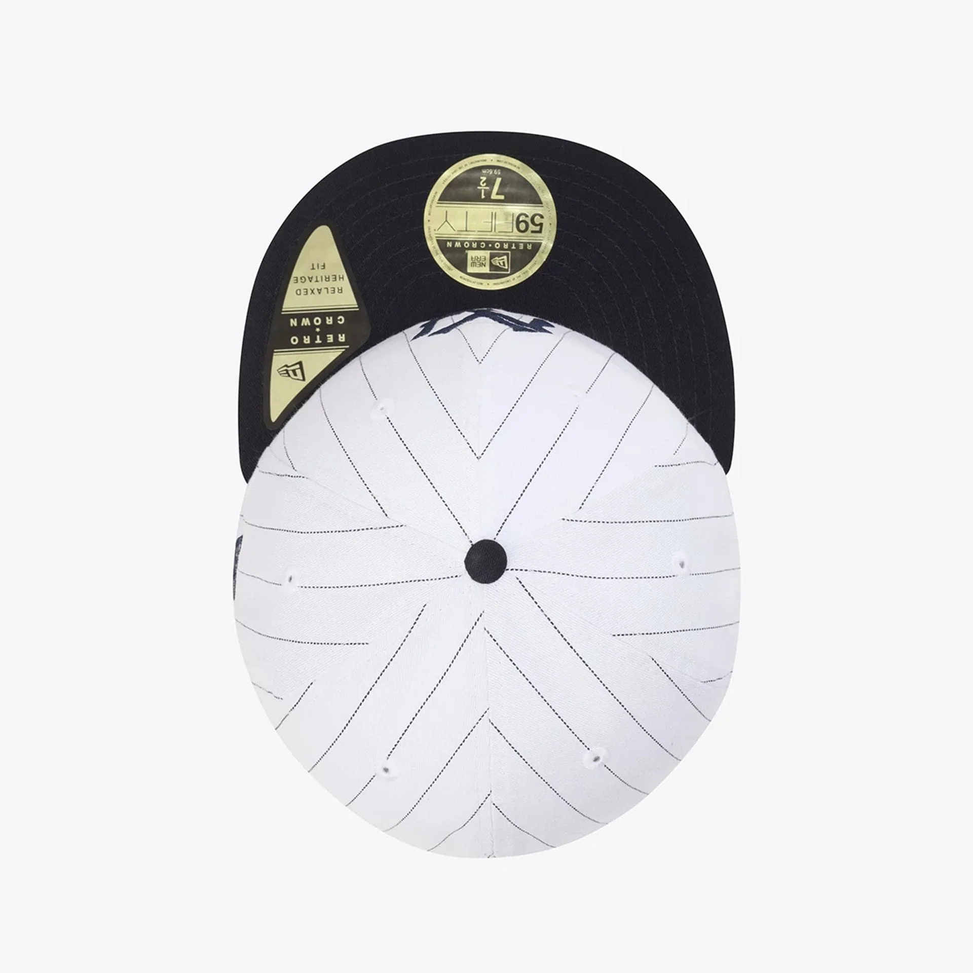 New York Yankees MLB 59FIFTY Day White Retro Crown 59FIFTY Fitted Cap - Image 6