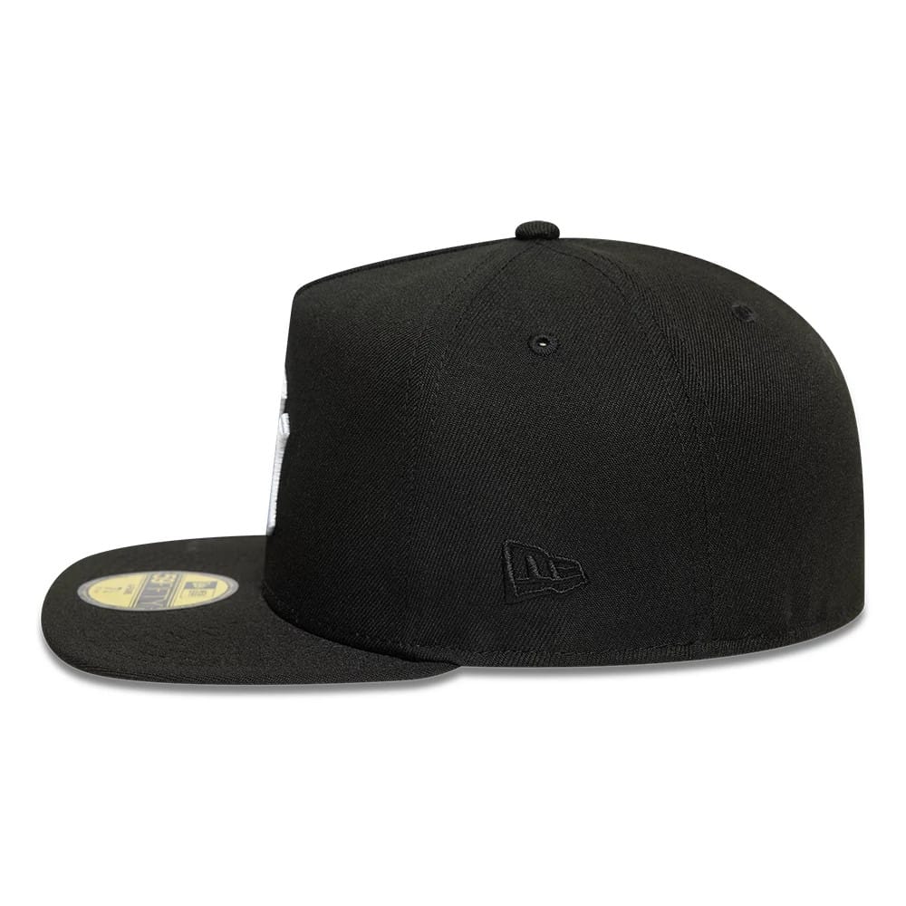 New York Yankees MLB Black 59FIFTY A-Frame Fitted Cap - Image 6