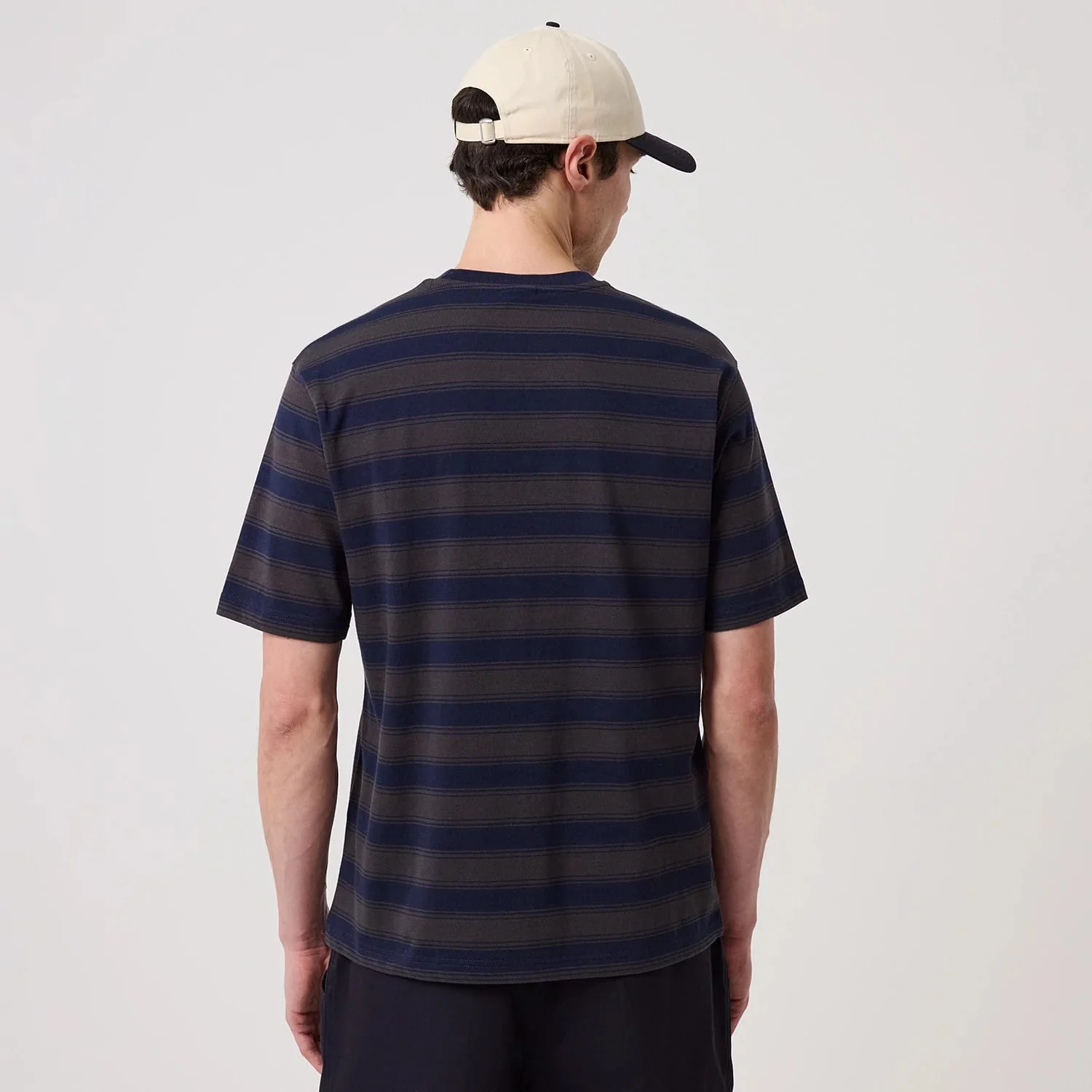New York Yankees MLB Border Navy Oversized T-Shirt - Image 2