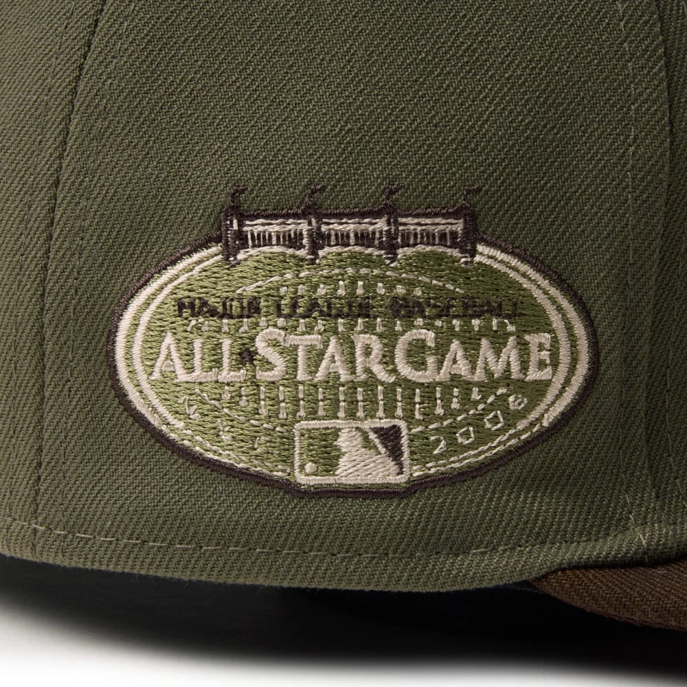 New York Yankees MLB Camo Green 59FIFTY Fitted Cap - Image 5
