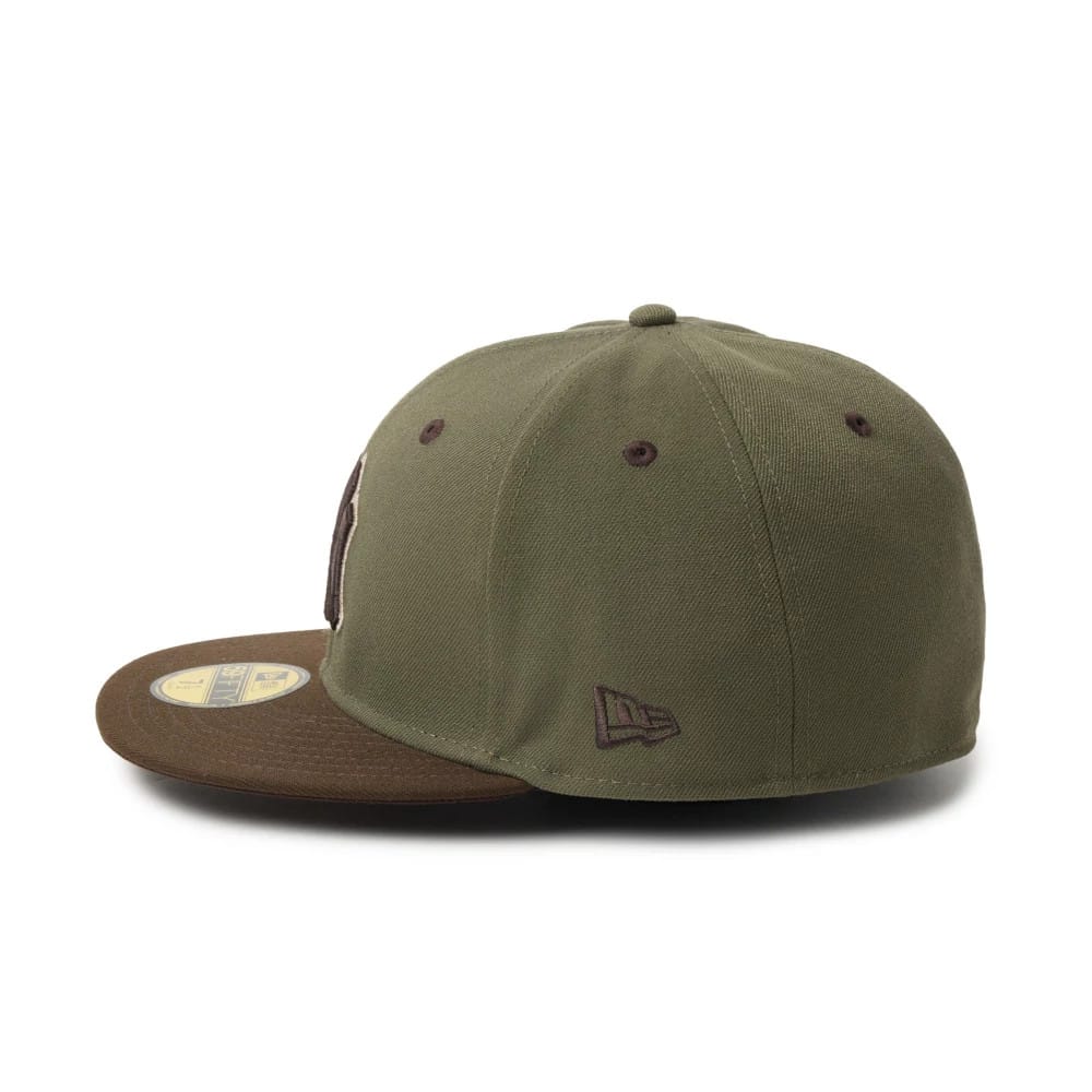 New York Yankees MLB Camo Green 59FIFTY Fitted Cap - Image 6