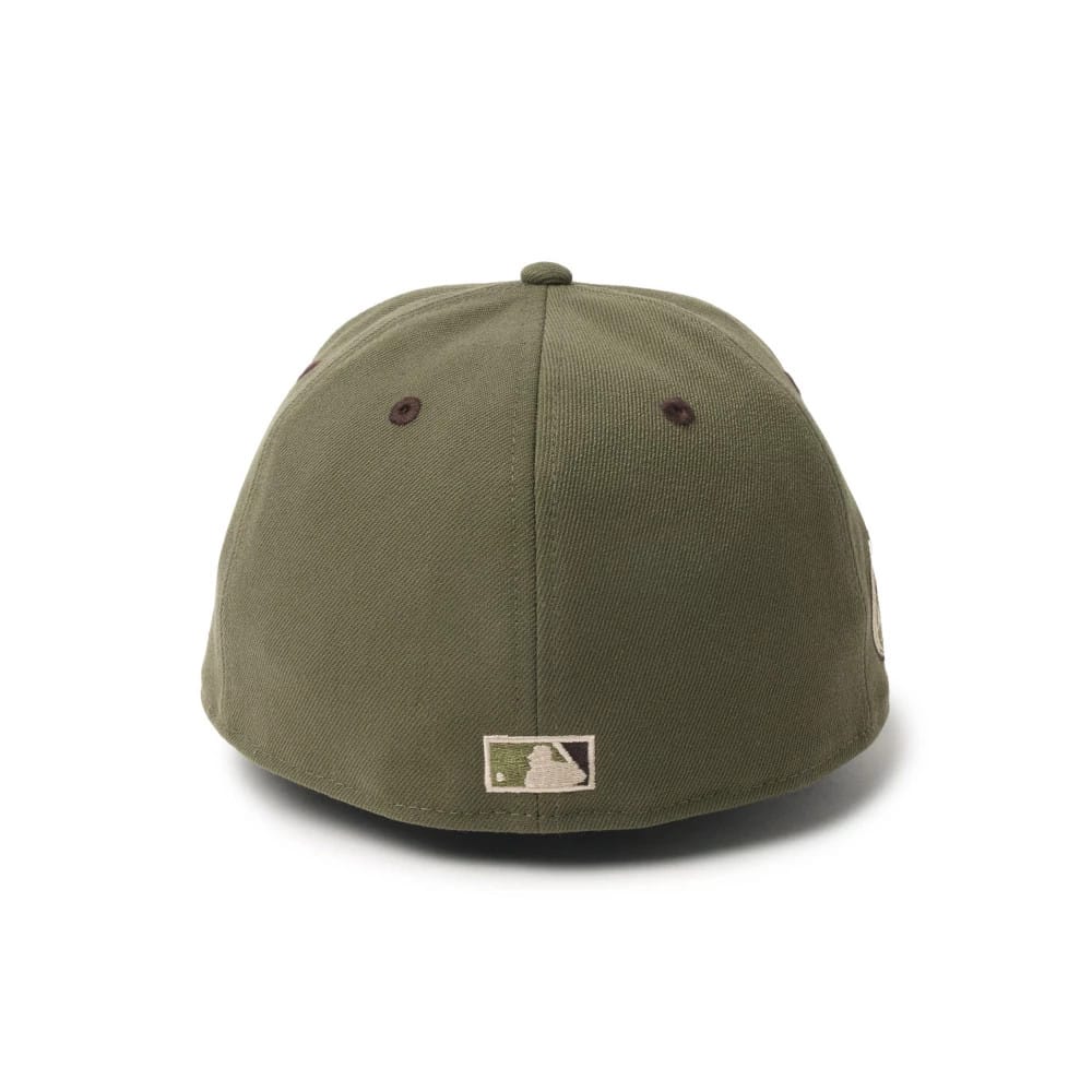 New York Yankees MLB Camo Green 59FIFTY Fitted Cap - Image 8