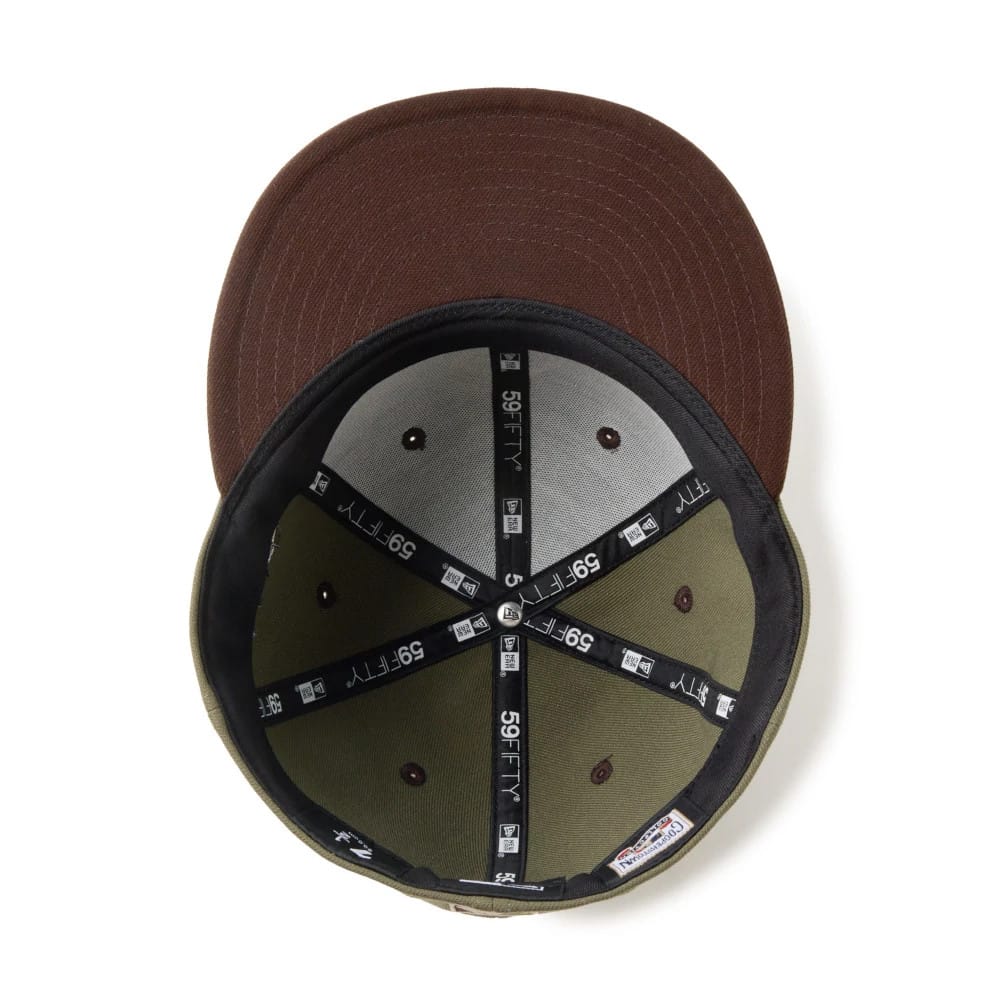 New York Yankees MLB Camo Green 59FIFTY Fitted Cap - Image 9