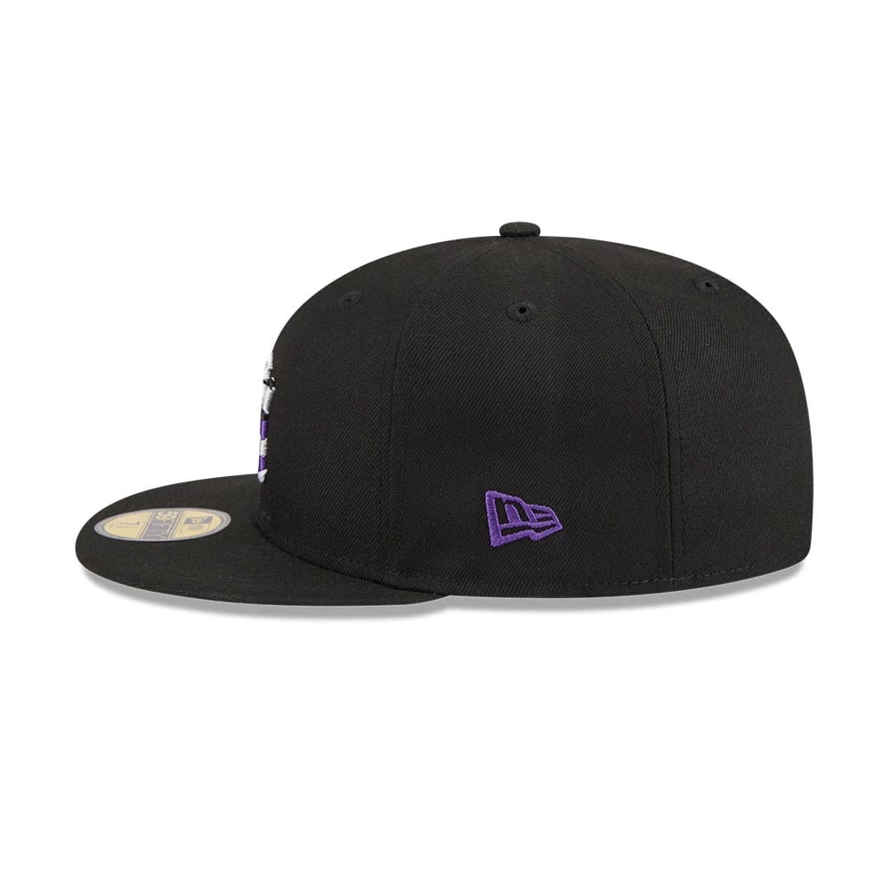 New York Yankees MLB Camo Infill Black 59FIFTY Fitted Cap - Image 6