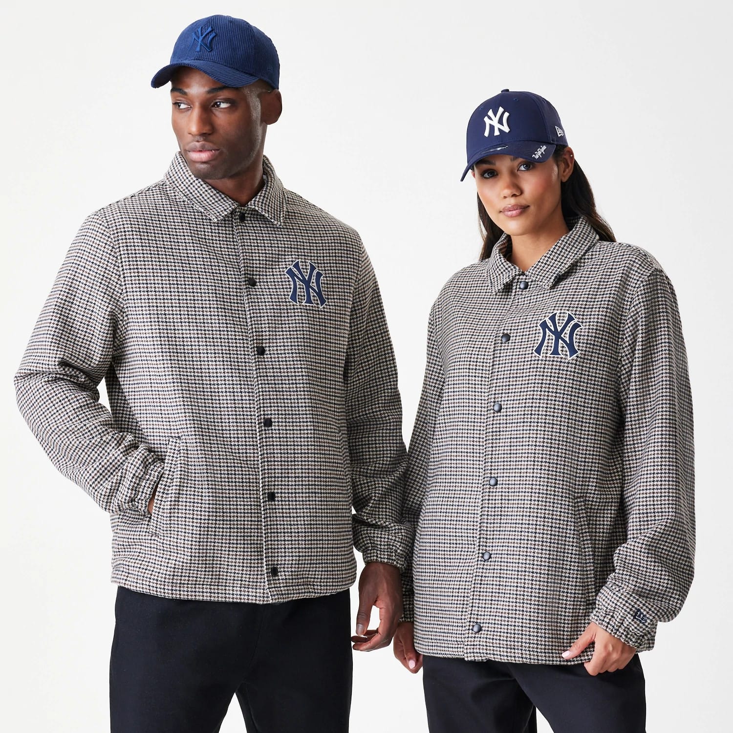 New York Yankees MLB Check Brown Jacket