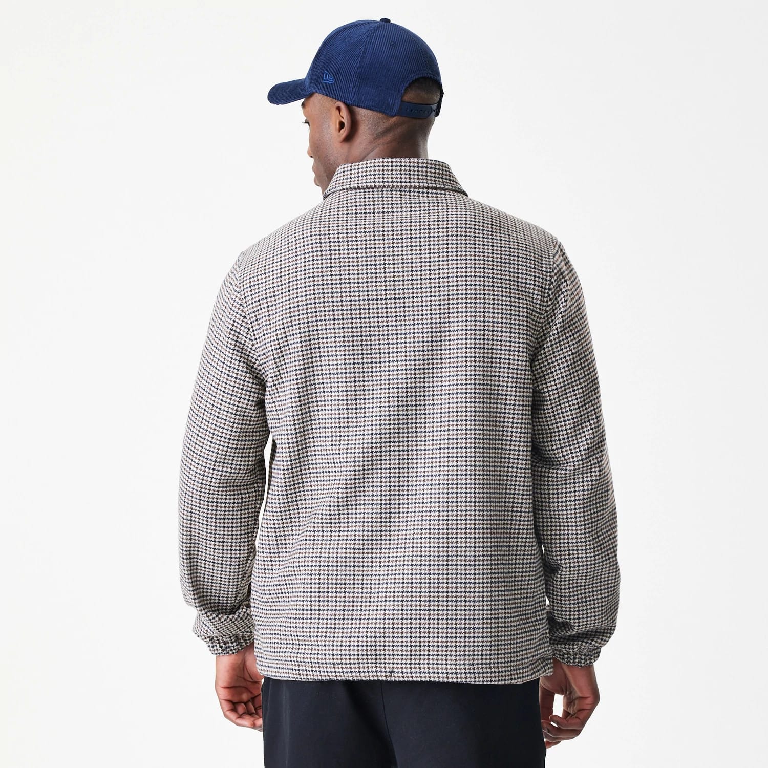 New York Yankees MLB Check Brown Jacket - Image 2