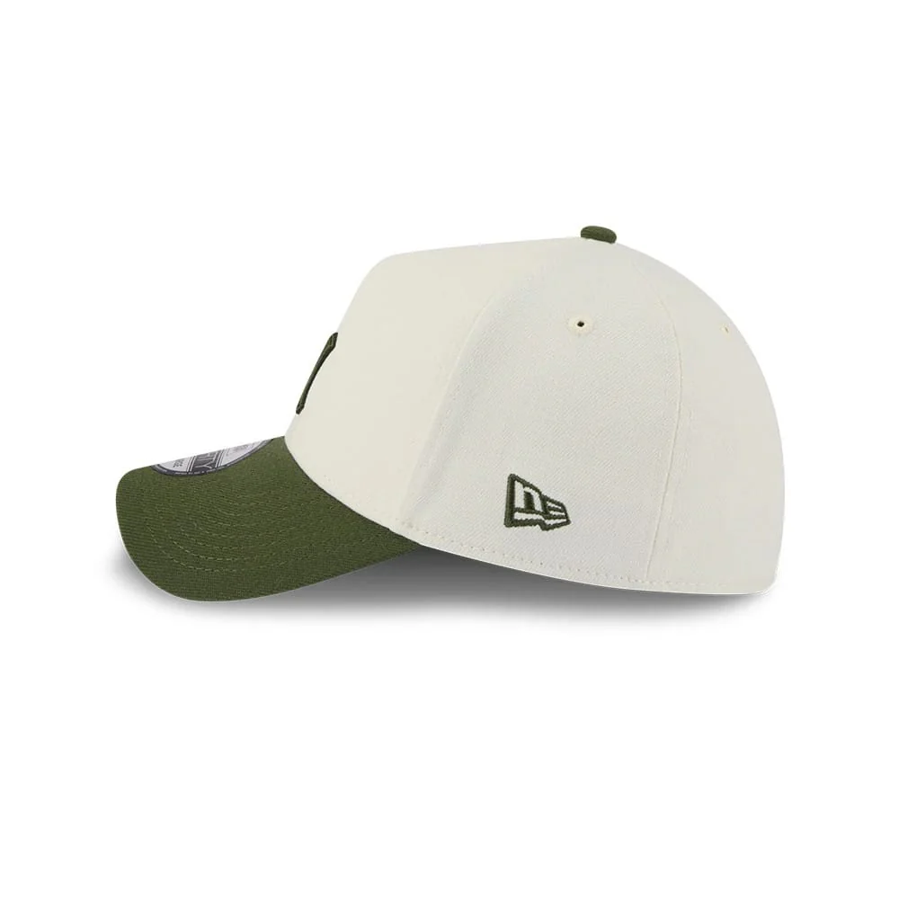 New York Yankees MLB Chrome Cream 39THIRTY A-Frame Stretch Fit Cap - Image 6