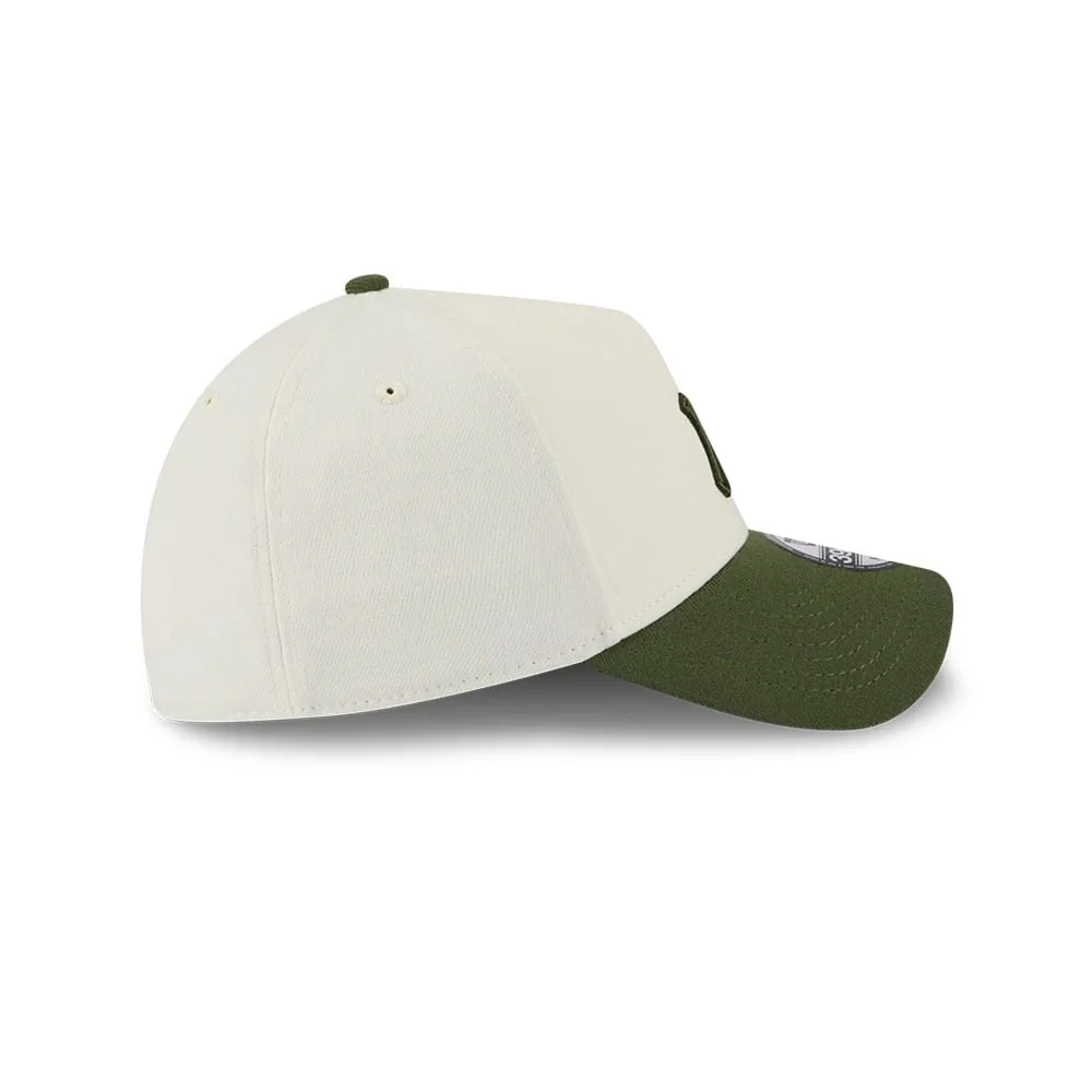 New York Yankees MLB Chrome Cream 39THIRTY A-Frame Stretch Fit Cap - Image 7