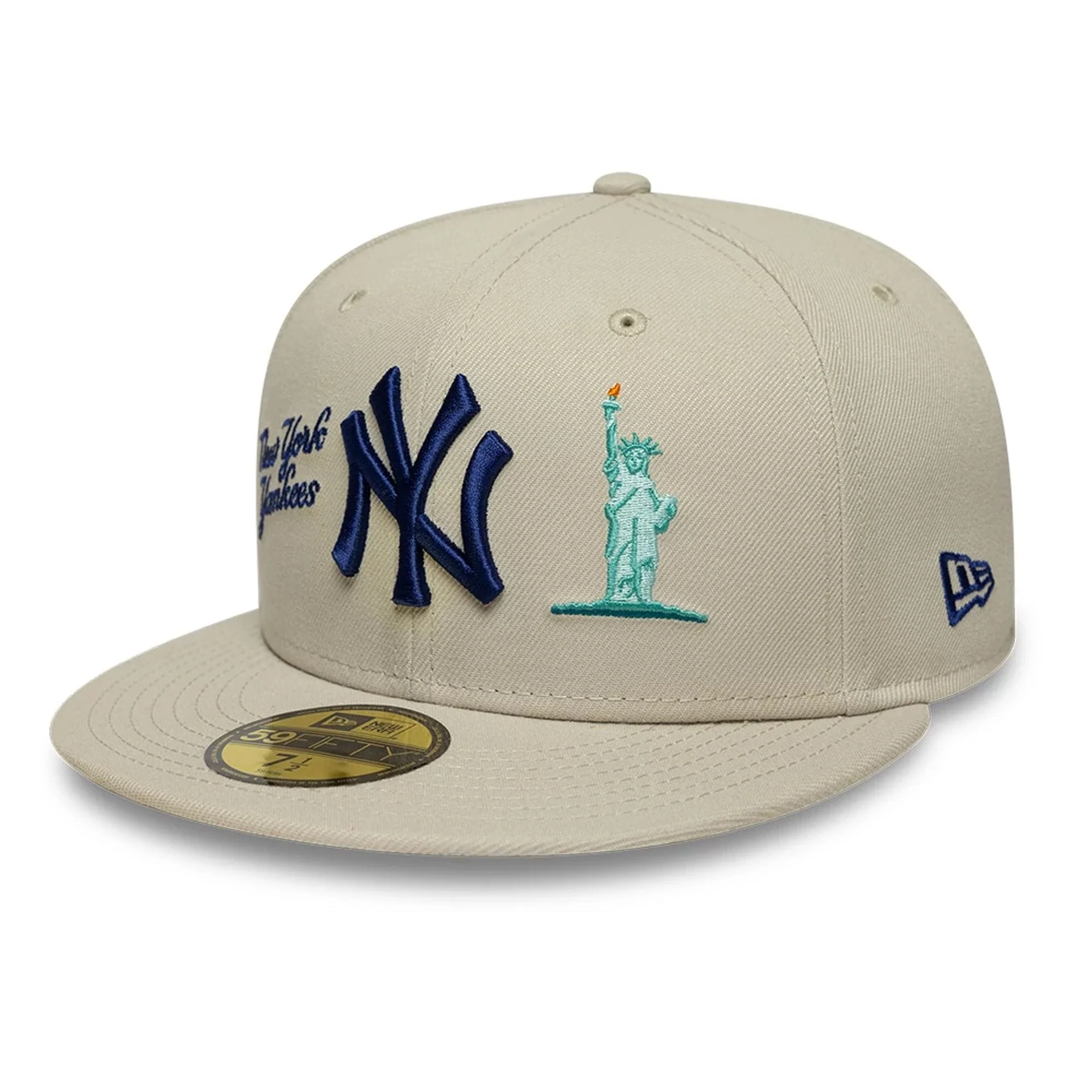 New York Yankees MLB City Icon Light Beige 59FIFTY Fitted Cap