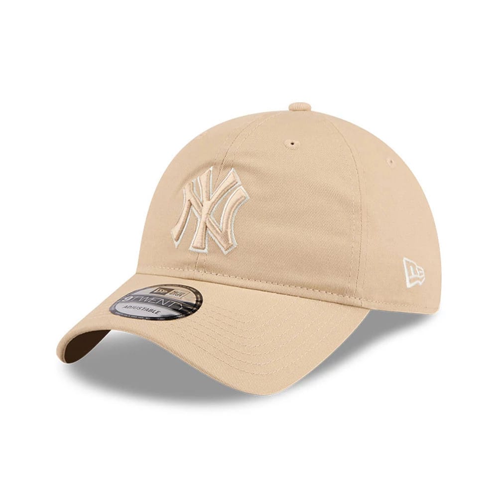New York Yankees MLB Colours Light Beige 9TWENTY Adjustable Cap - Image 3