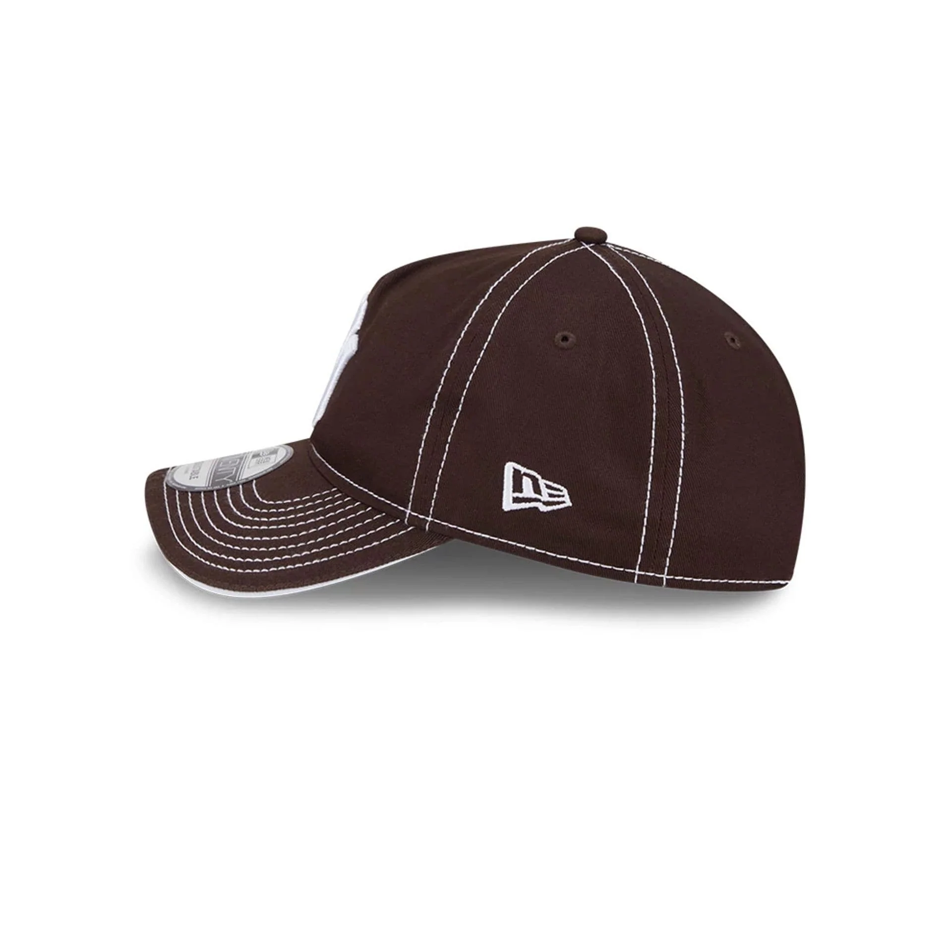 New York Yankees MLB Contrast Dark Brown 9TWENTY A-Frame Adjustable Cap - Image 4