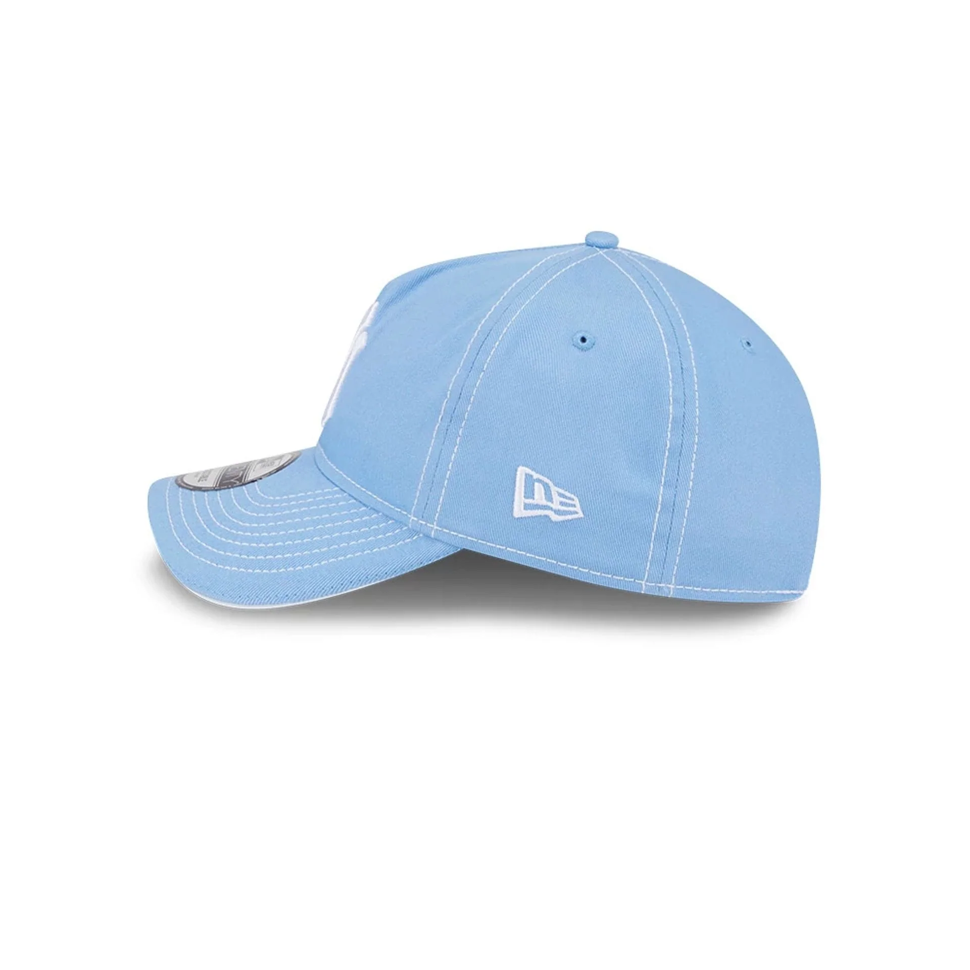 New York Yankees MLB Contrast Pastel Blue 9TWENTY A-Frame Adjustable Cap - Image 4