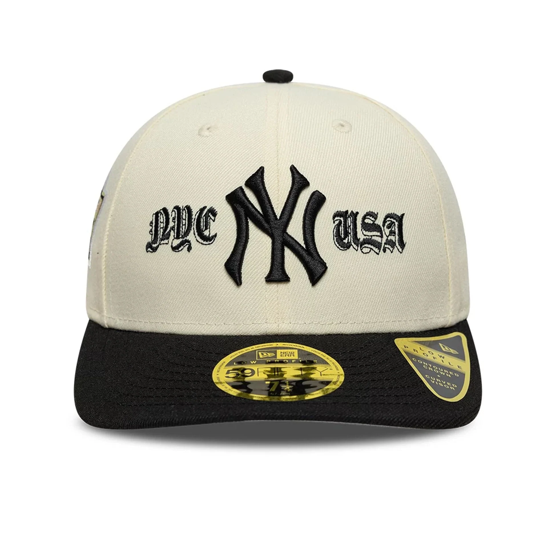 New York Yankees MLB Cooperstown Cream Low Profile 59FIFTY Fitted Cap - Image 3