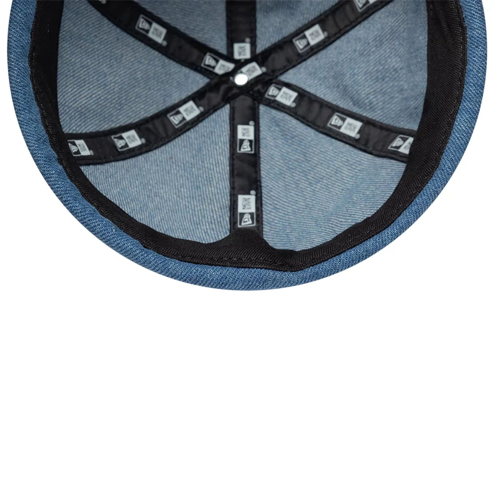 New York Yankees MLB Denim Skully Pastel Blue Docker Adjustable Cap - Image 5
