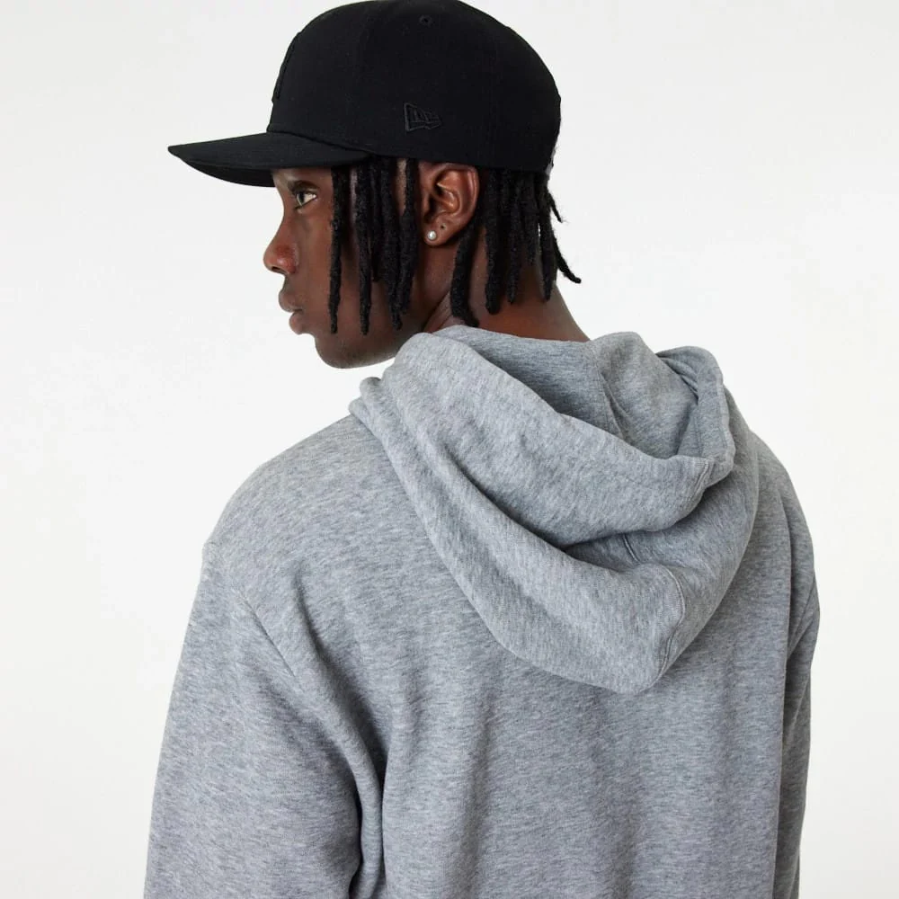 New York Yankees MLB Essential Grey Full Zip Hoodie - Image 6