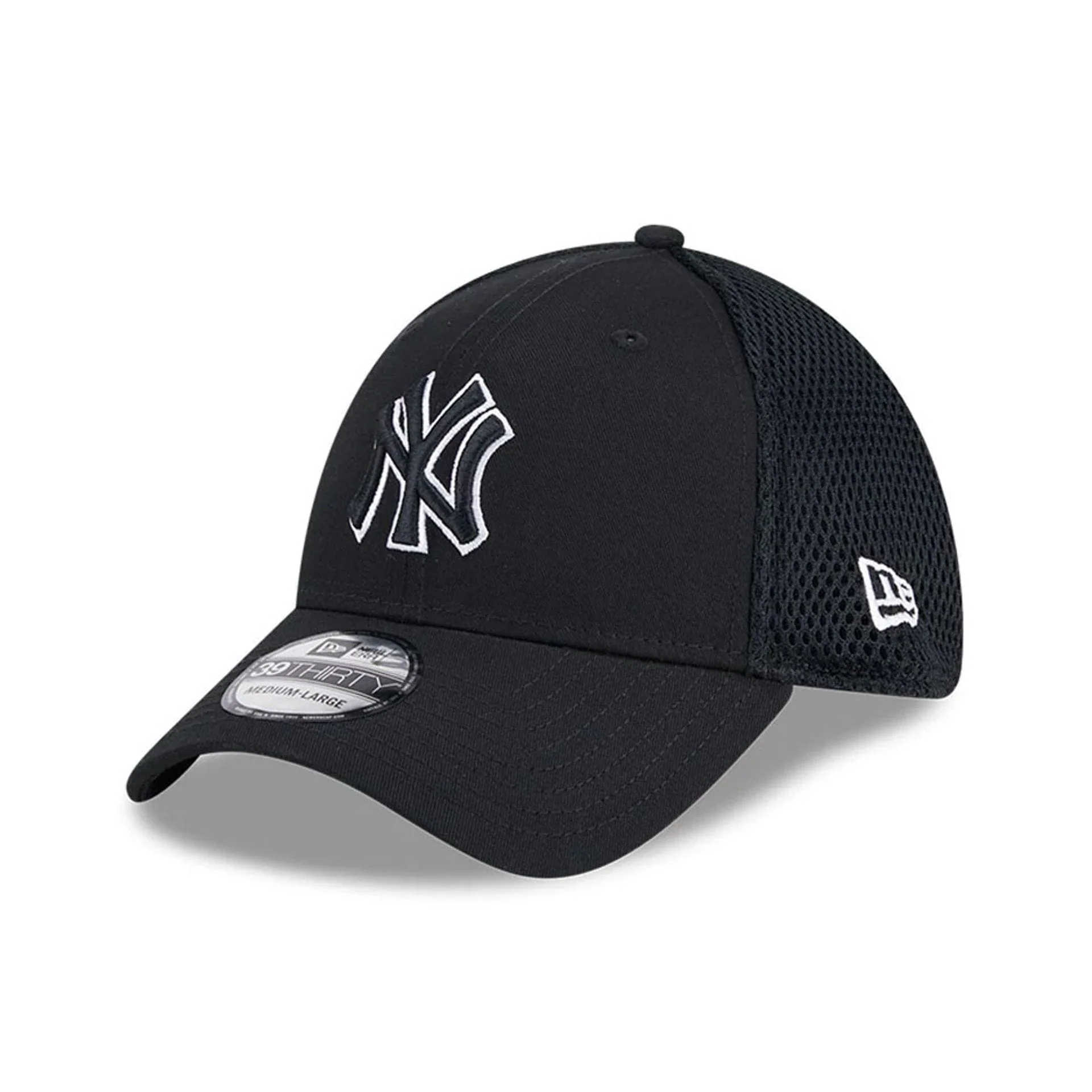 New York Yankees MLB Evergreen Neo Black 39THIRTY Stretch Fit Cap